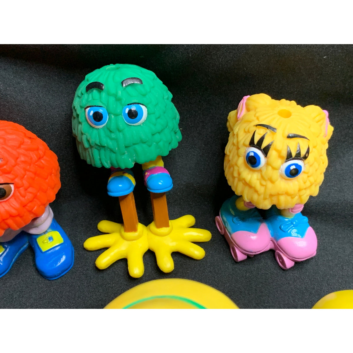 1989 McDonalds Funny Fry Friends Lot of 7 Vintage Happy Meal Fry Guys Toys