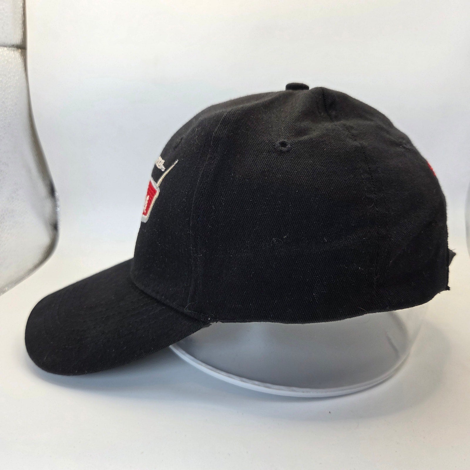 Disney Pixar Cars State Farm Hat Adjustable Hook Loop Black Promo Cap