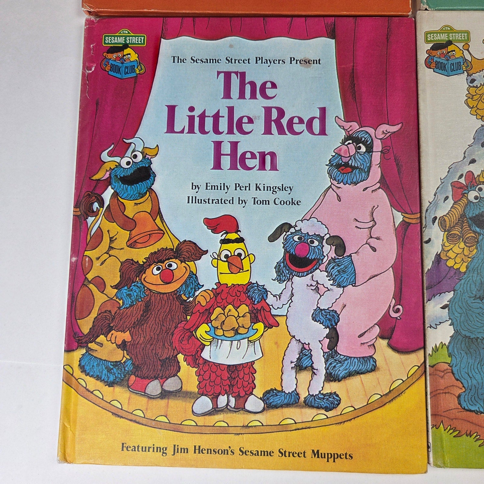 Sesame Street Book Club Grover Hardcover Book Lot 5 Vintage 1980s CTW