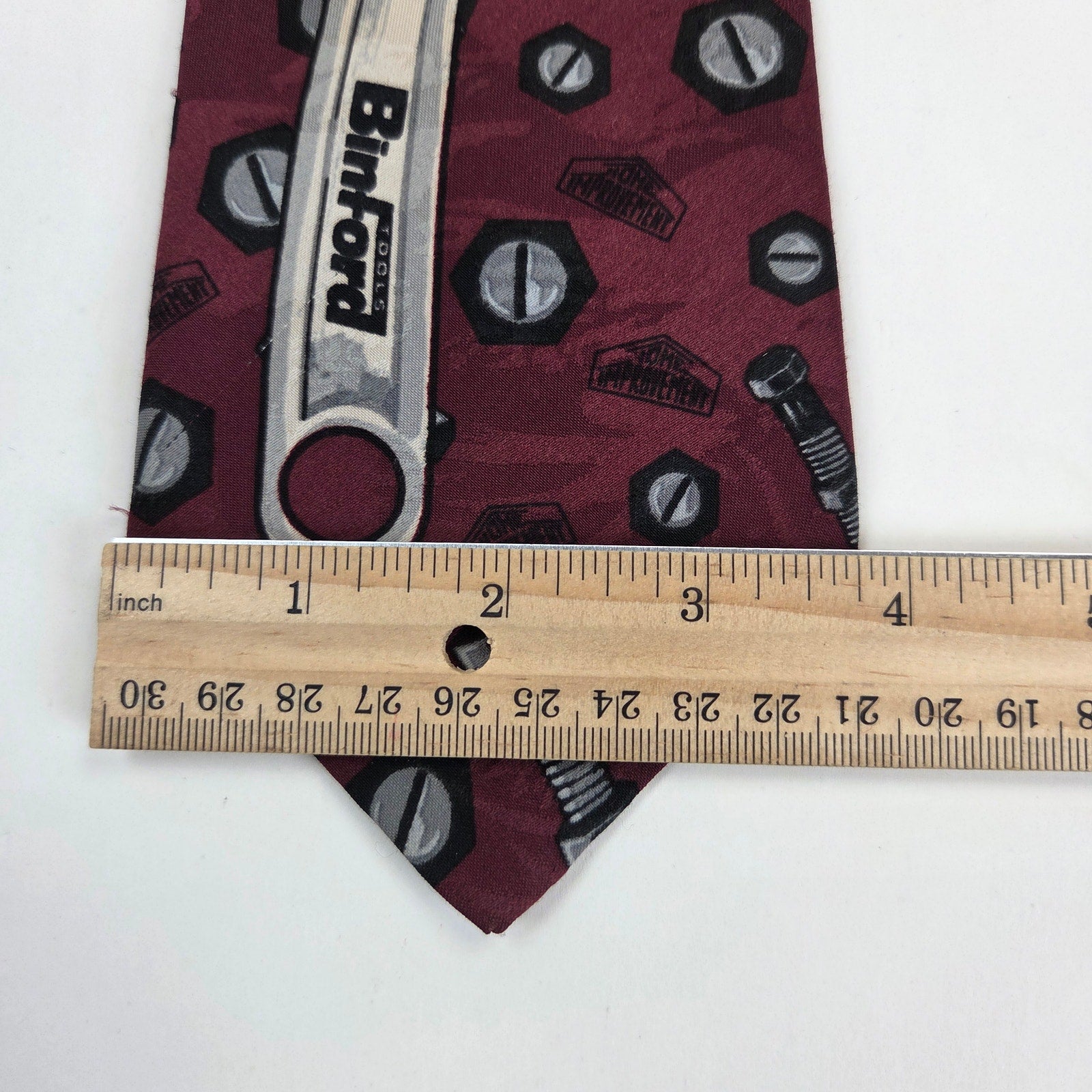 Vintage Home Improvement Binford Tools Nuts & Bolts Novelty Tie USA 57"