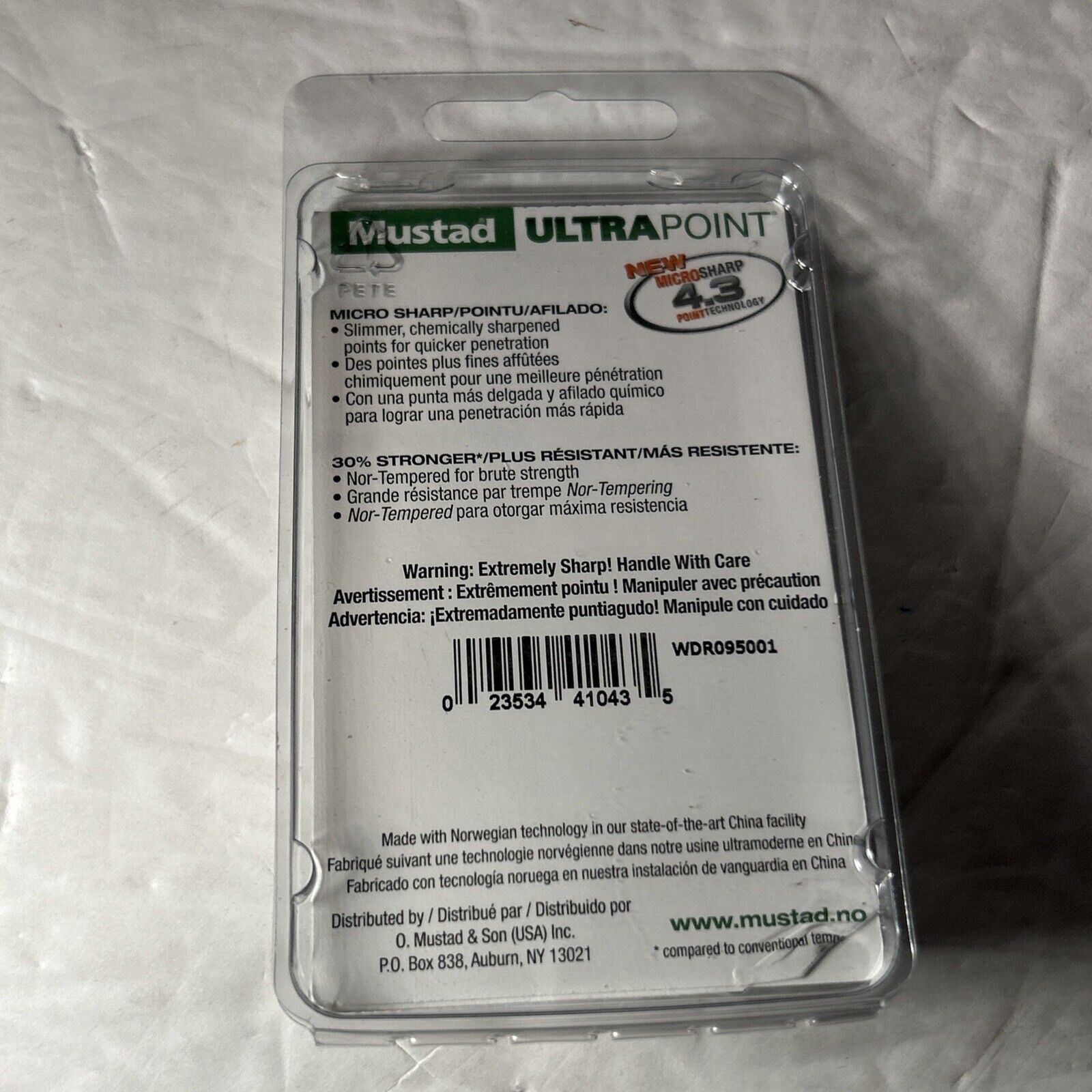 Mustad KVD Elite Tripple Grip Treble size 1 WDR098671