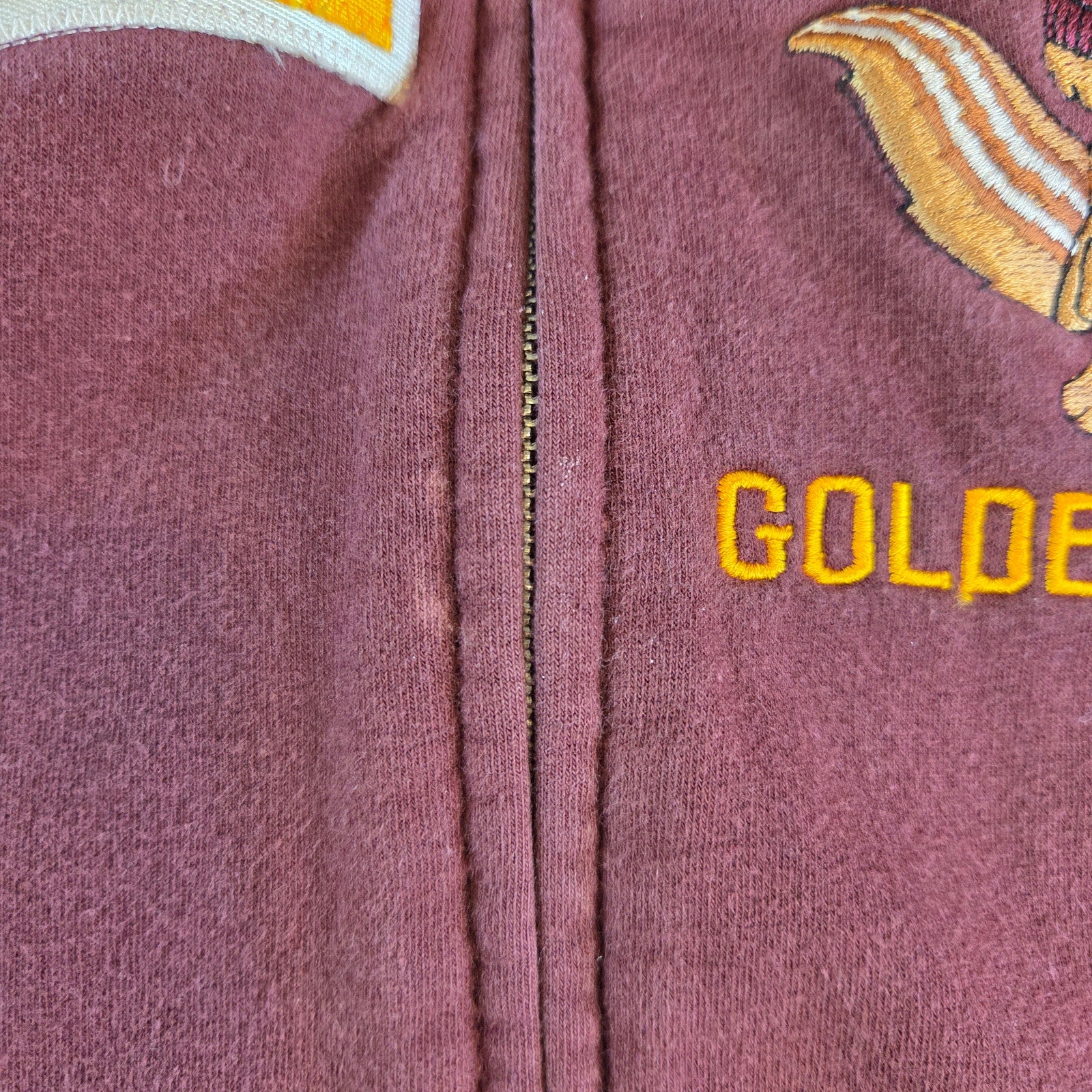 Golden Gophers Hoodie Women’s XL Signature Sportswear Full Zip Maroon Discolor