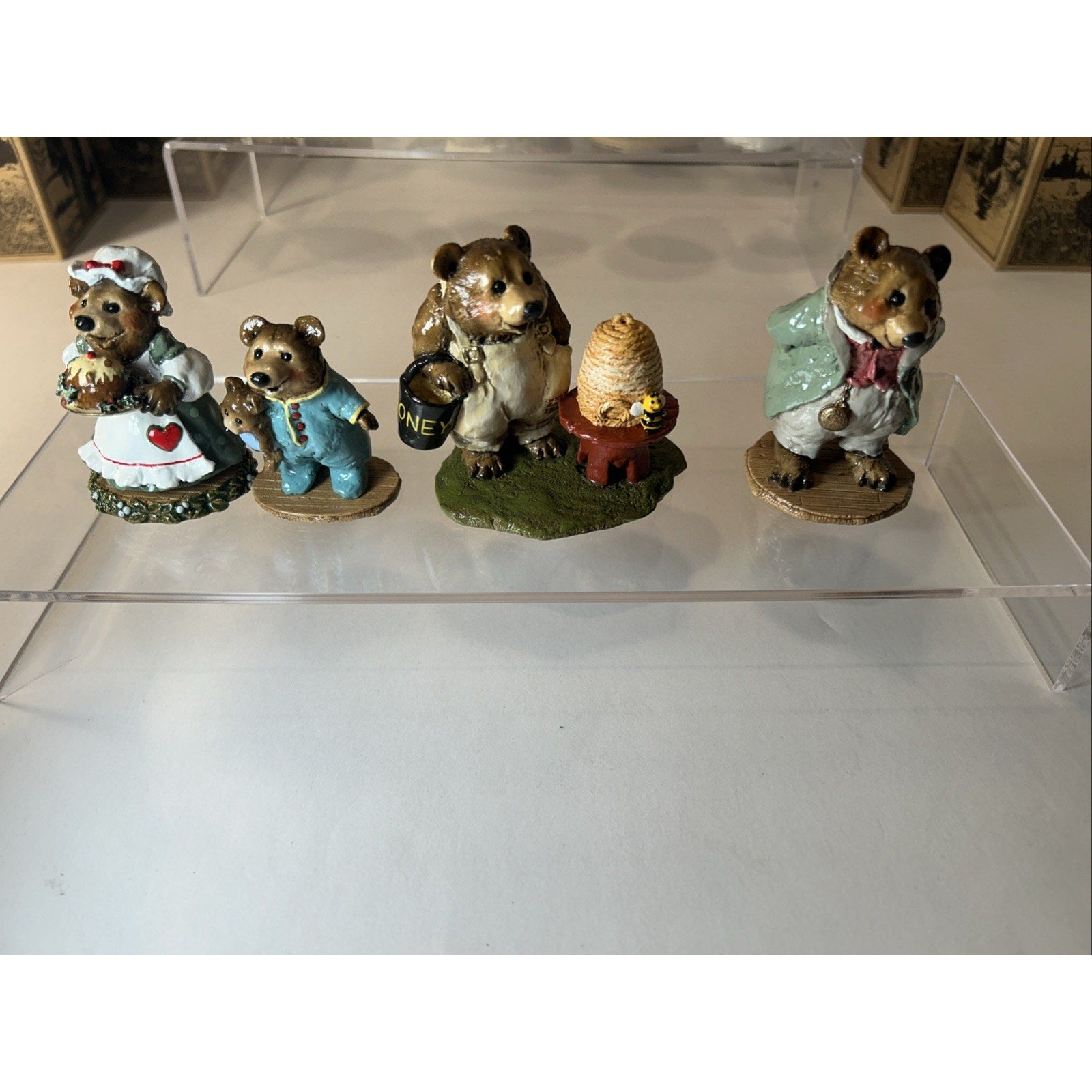 Wee Forest Folk Bear Collection BB-1–BB-16 + Wedding Bear T-09 Retired