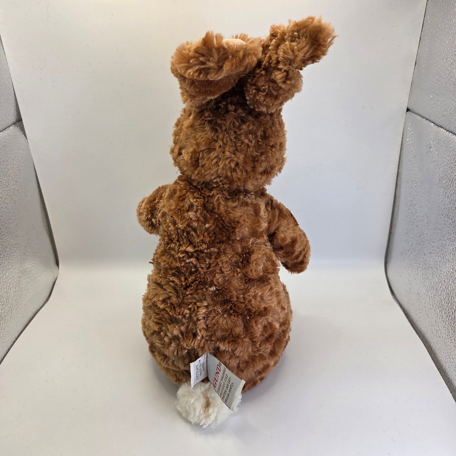 Gund Brown Rabbit Plush Stuffed Animal Bunny 11" Beanbag Ears Tail