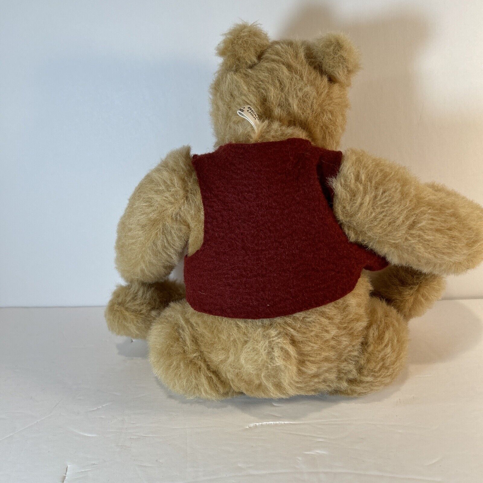 1995 Pat Murphy Bear "Silly Olde Bear" 16" Mohair Artist Signed USA Vest Rare