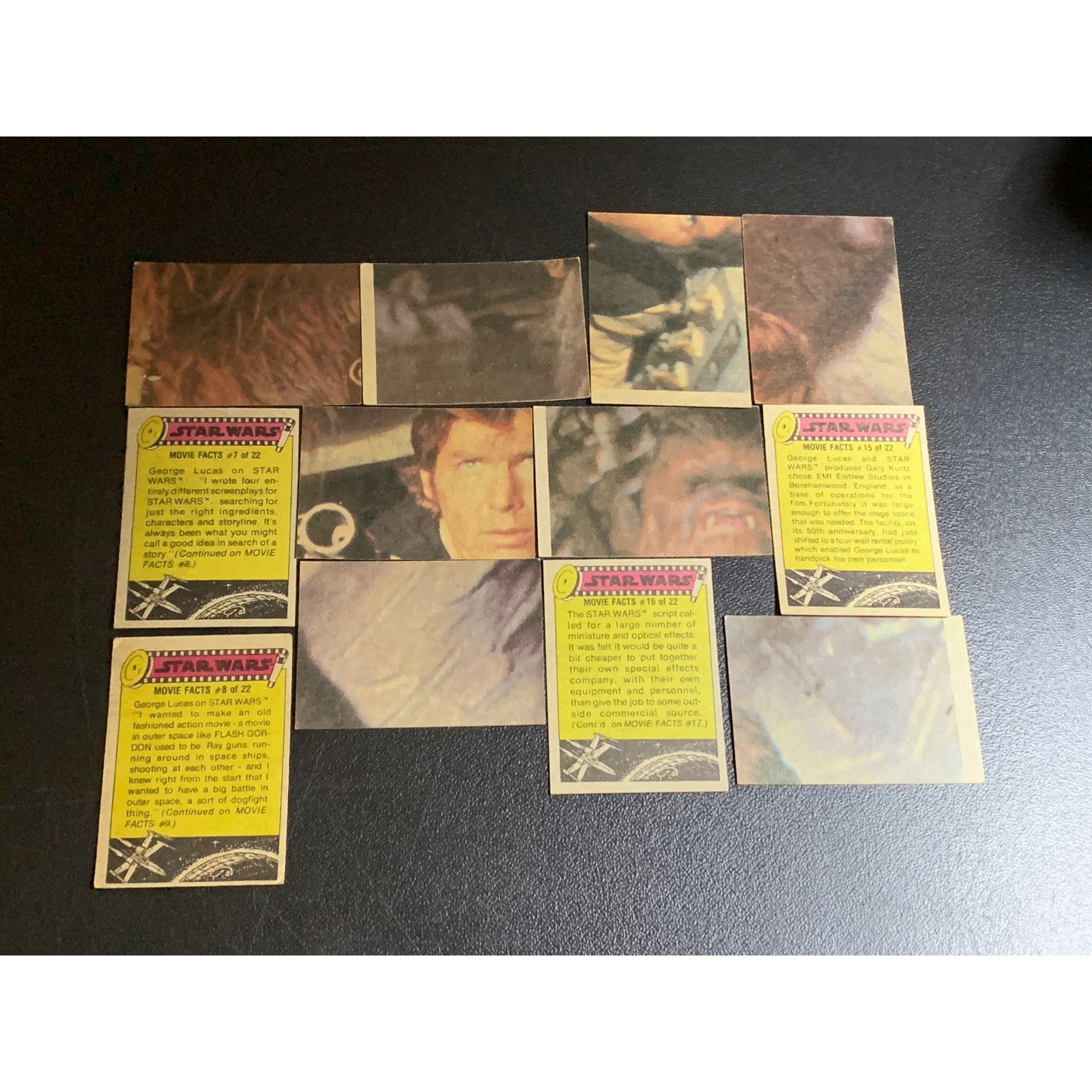 Star Wars 1978 Series 4 (B) Complete Card & Sticker Set Very Good Condition