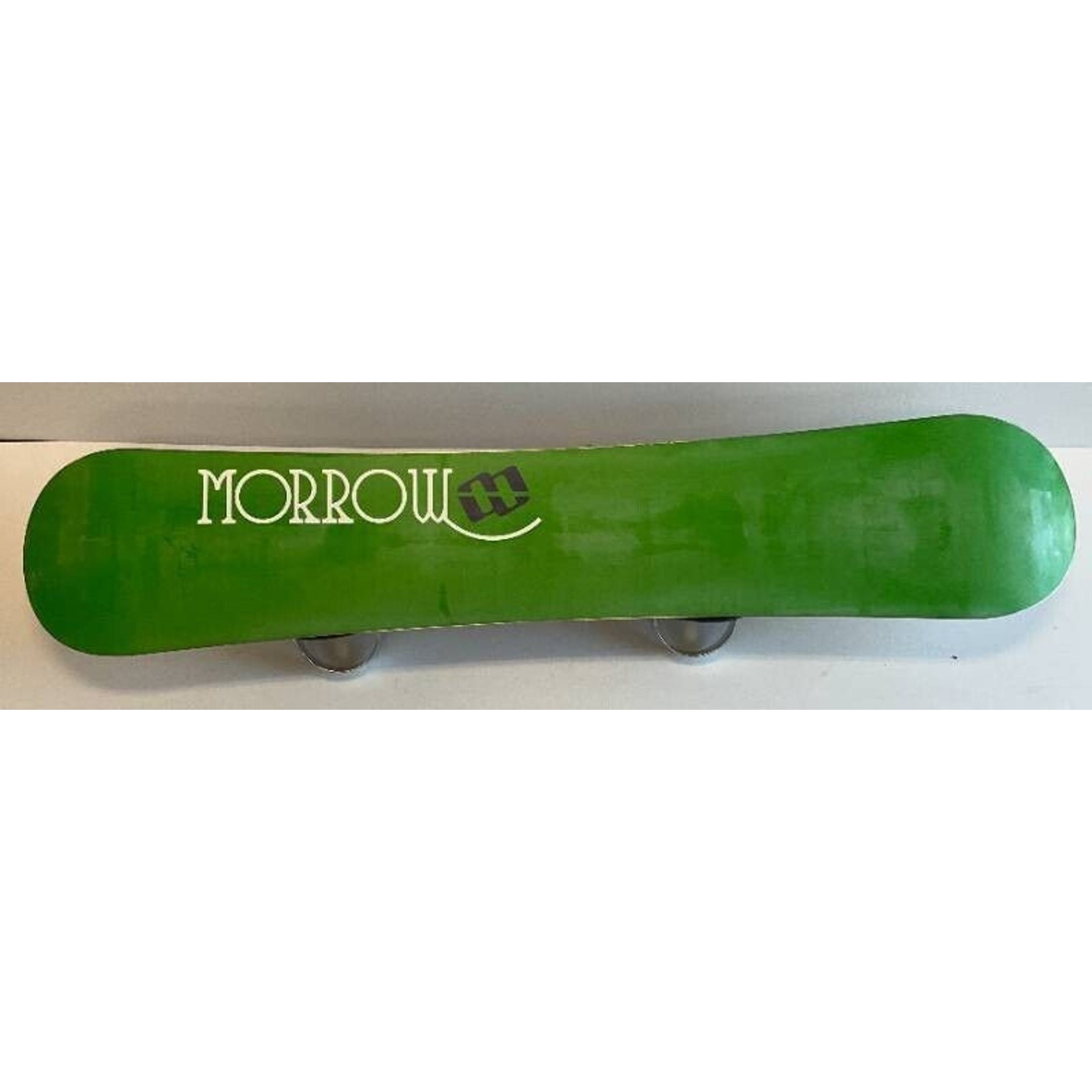 Morrow Wildflower 148cm Snowboard w/ Strap-In Bindings Women’s Rare Green Deck