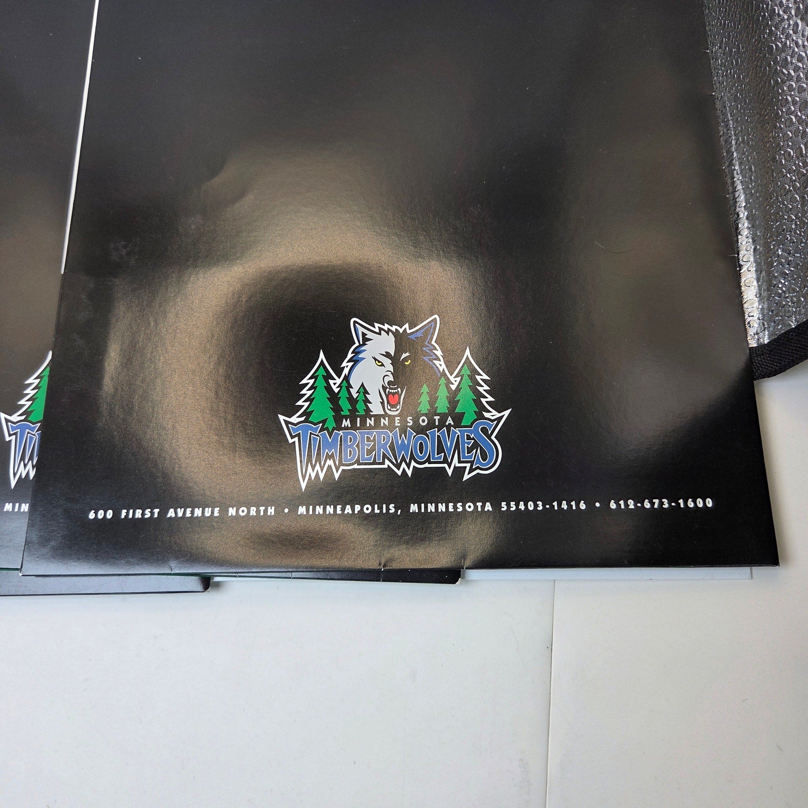 Minnesota Timberwolves Folder Lot (3) w/ 1993 Upper Deck Draft Inserts