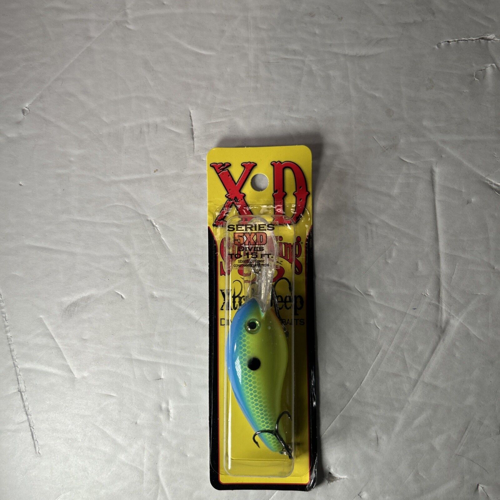 Strike King KVD Xtra-Deep 5XD Crankbait HC5XD-561 Powder Blue Back Chart