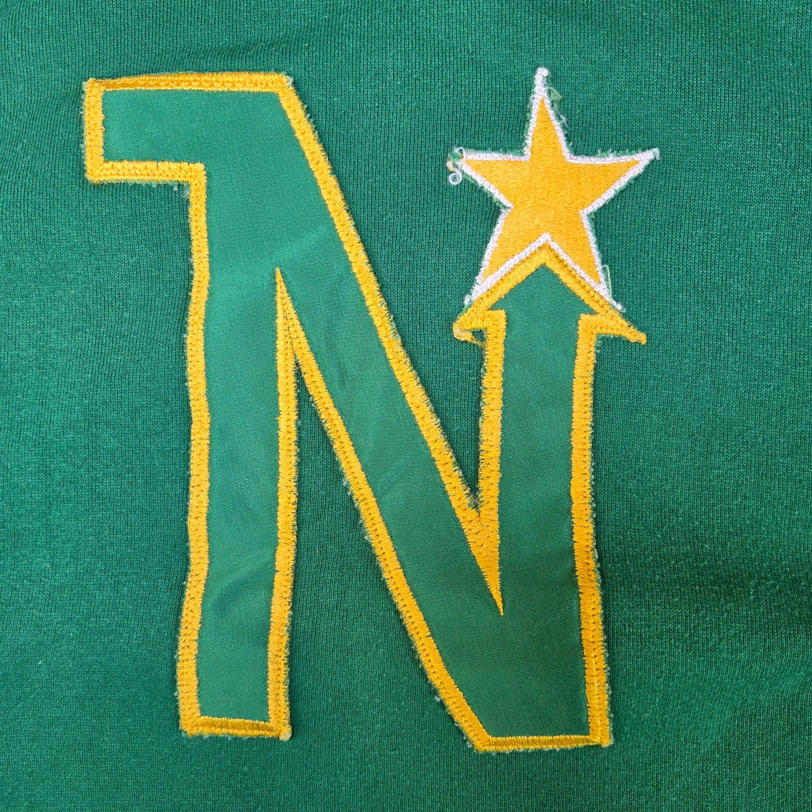 Vintage 80s Russell Athletic MN North Stars Sweatshirt XL Made USA Hockey
