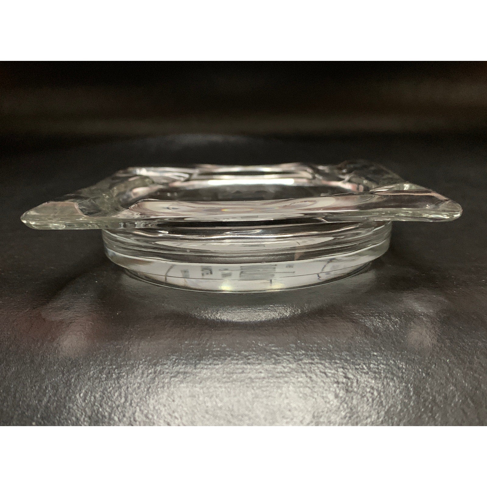 Vintage Bungalow Inn Motel Crystal MN Glass Advertising Ashtray Highway 52