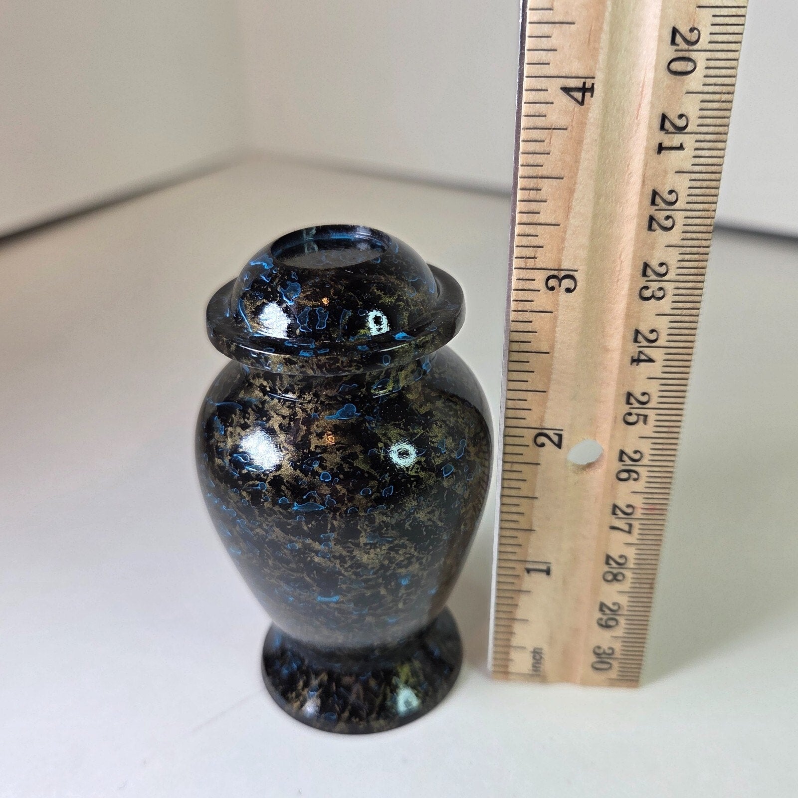 Night Sky Scenery Small Cremation Keepsake, Urn for Ashes 3" Aluminum