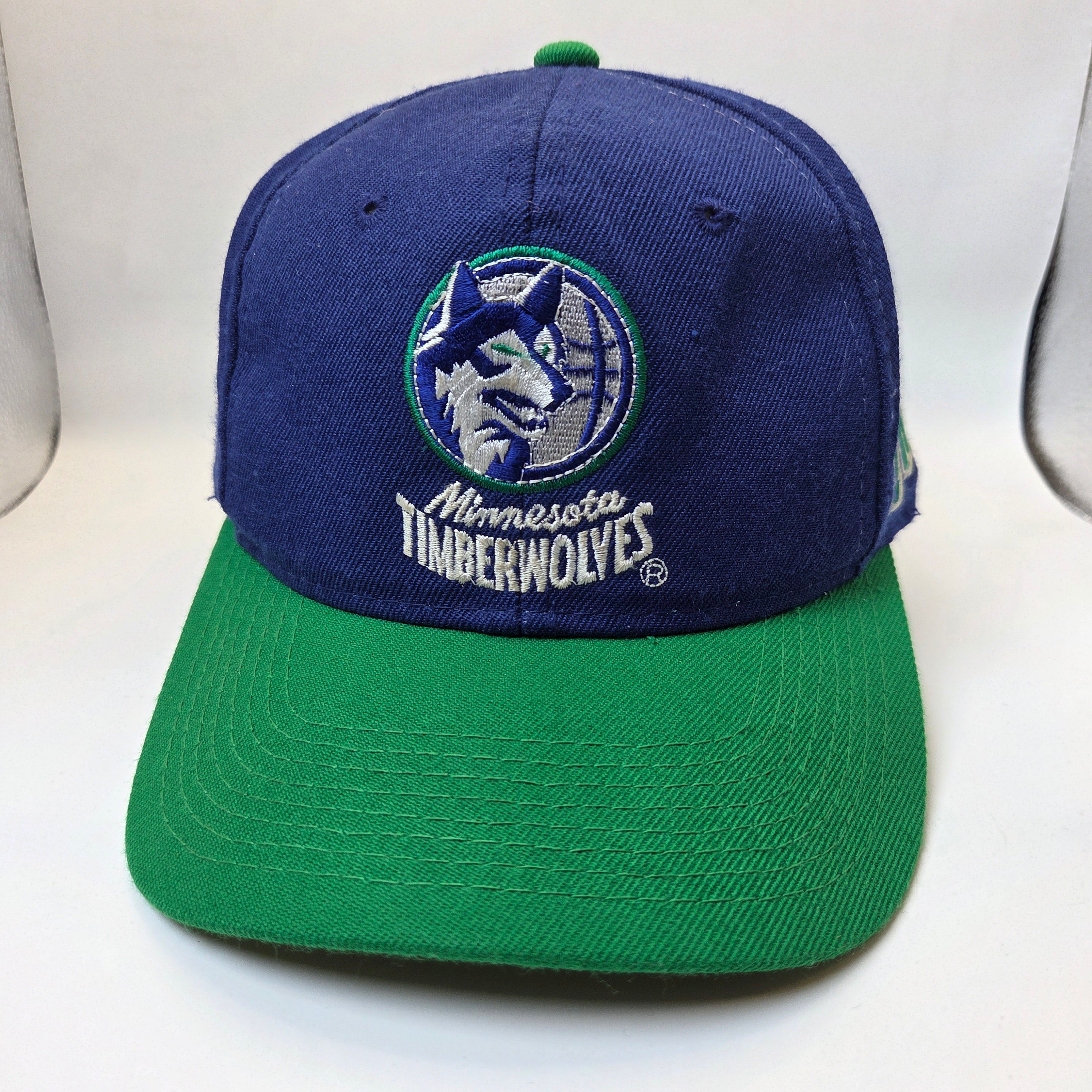 Sports Specialties Minnesota Timberwolves Vintage 90s Script Snapback Hat NBA