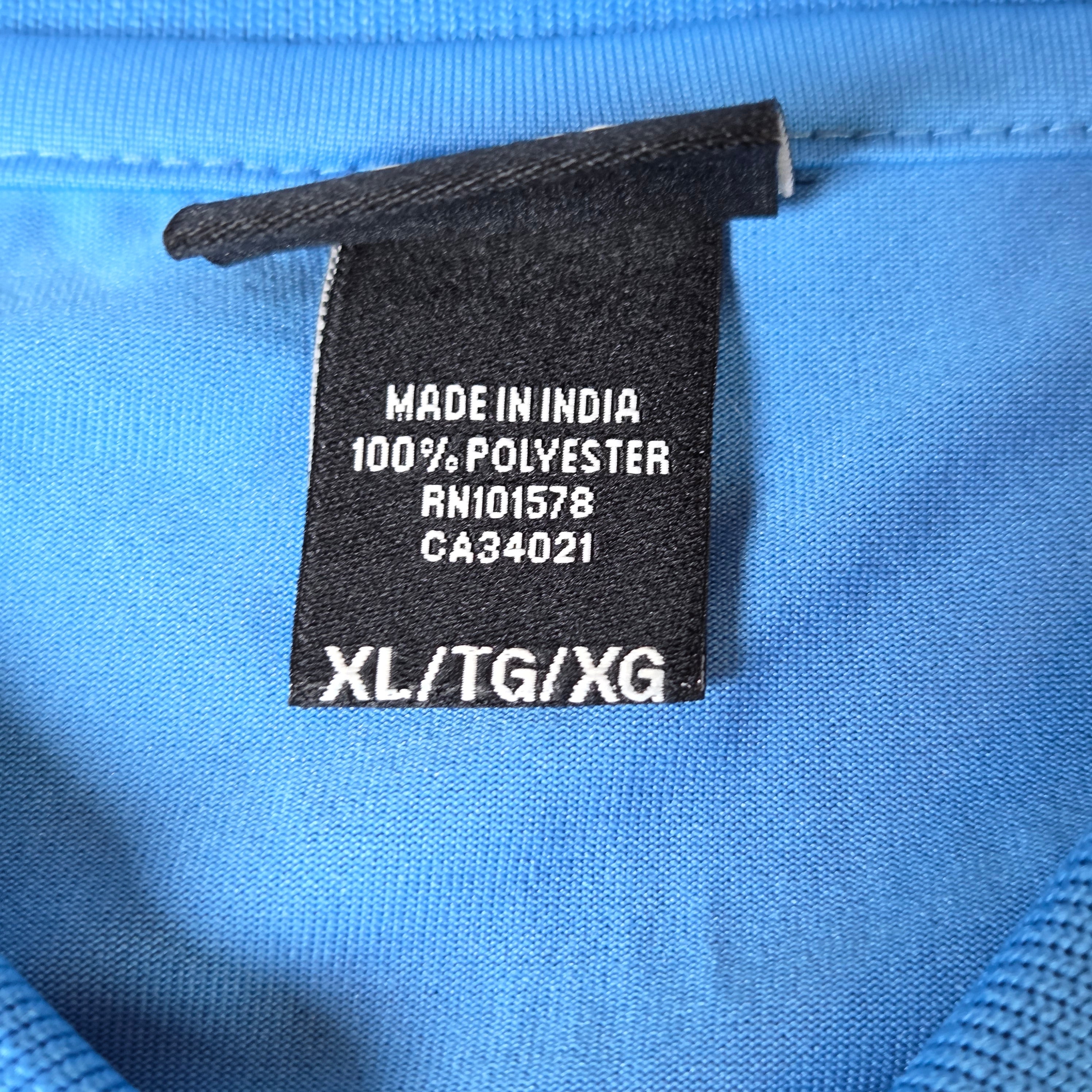 Page & Tuttle Men's Golf Polo Shirt XL Blue Scotchgard Polyester Performance NWT