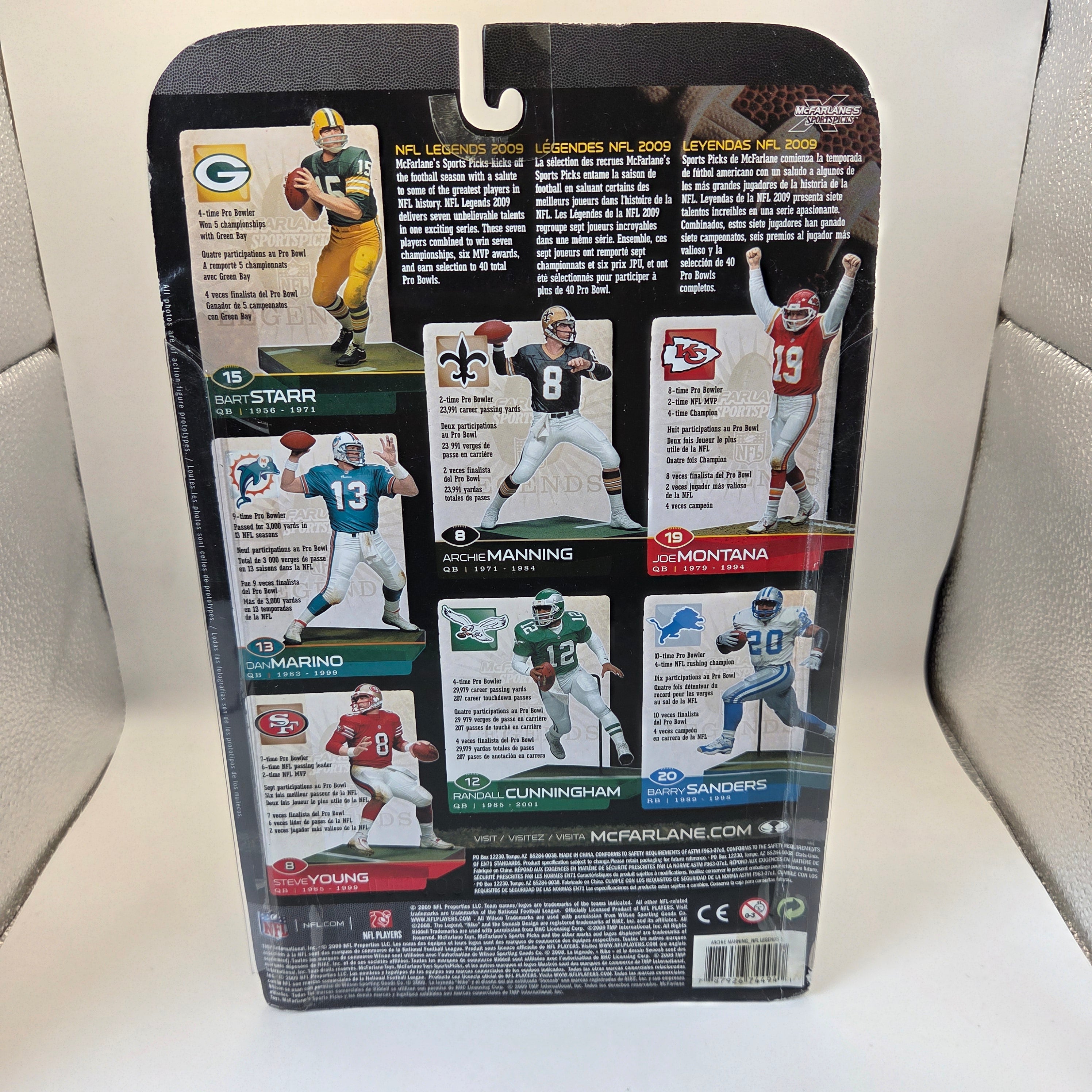McFarlane Archie Manning NFL Legends Series 5 Saints Figure Sealed 2009