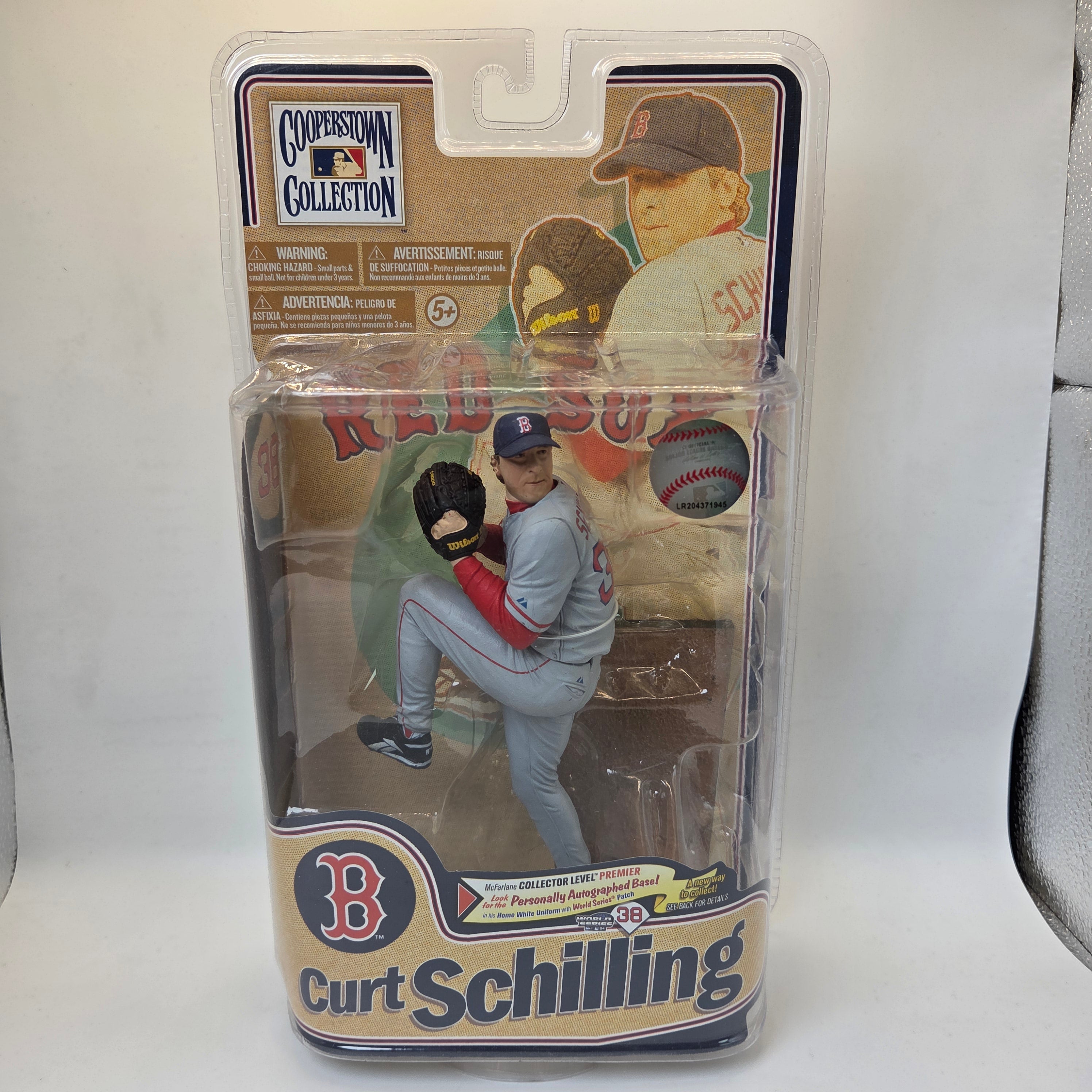 Curt Schilling McFarlane Cooperstown Collection Series 8 Boston Red Sox Figure
