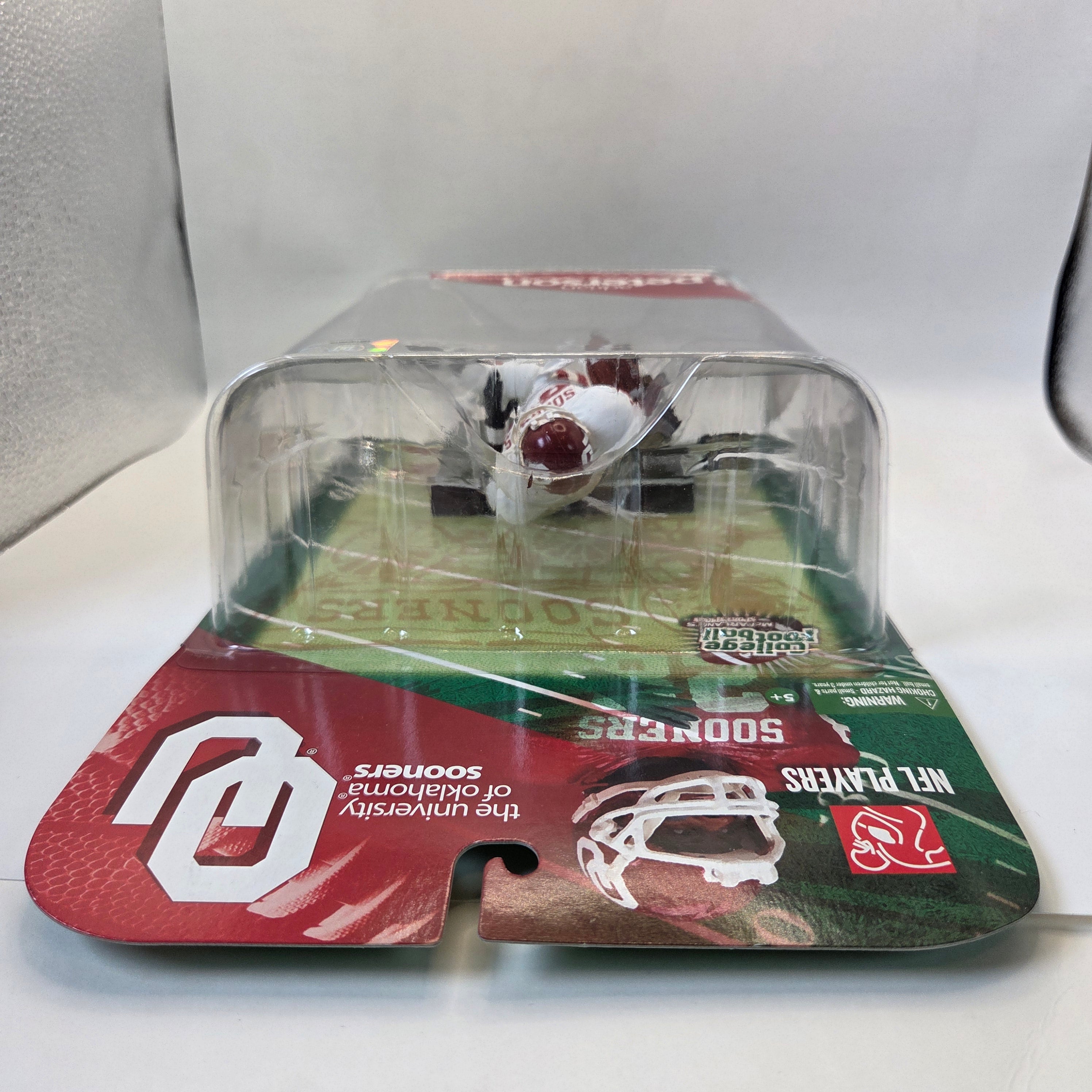 McFarlane Adrian Peterson 2009 Oklahoma Sooners White Jersey Chase Figure NIP