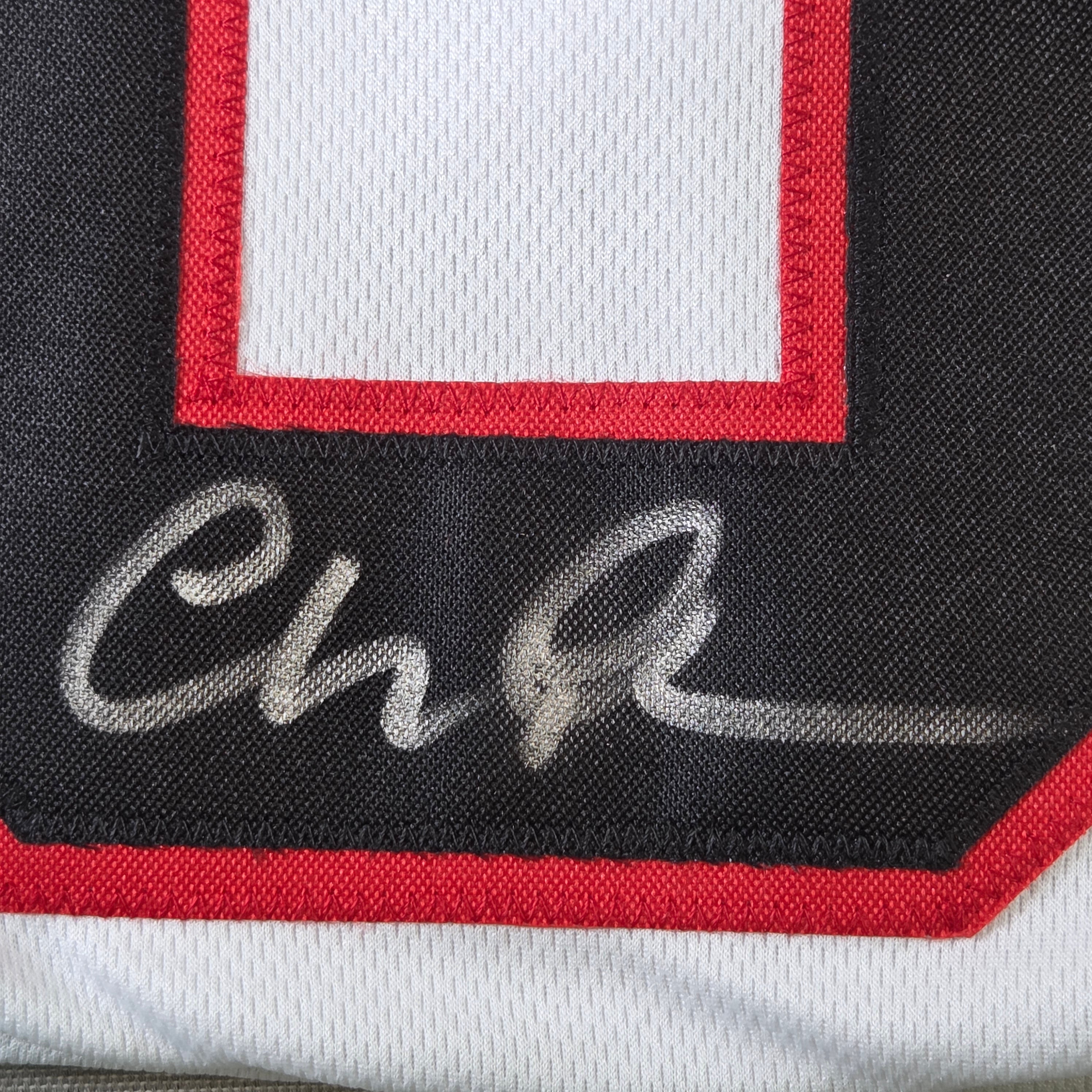 Chevy Chase Autographed Griswold Blackhawks Custom Hockey Jersey JSA Certified