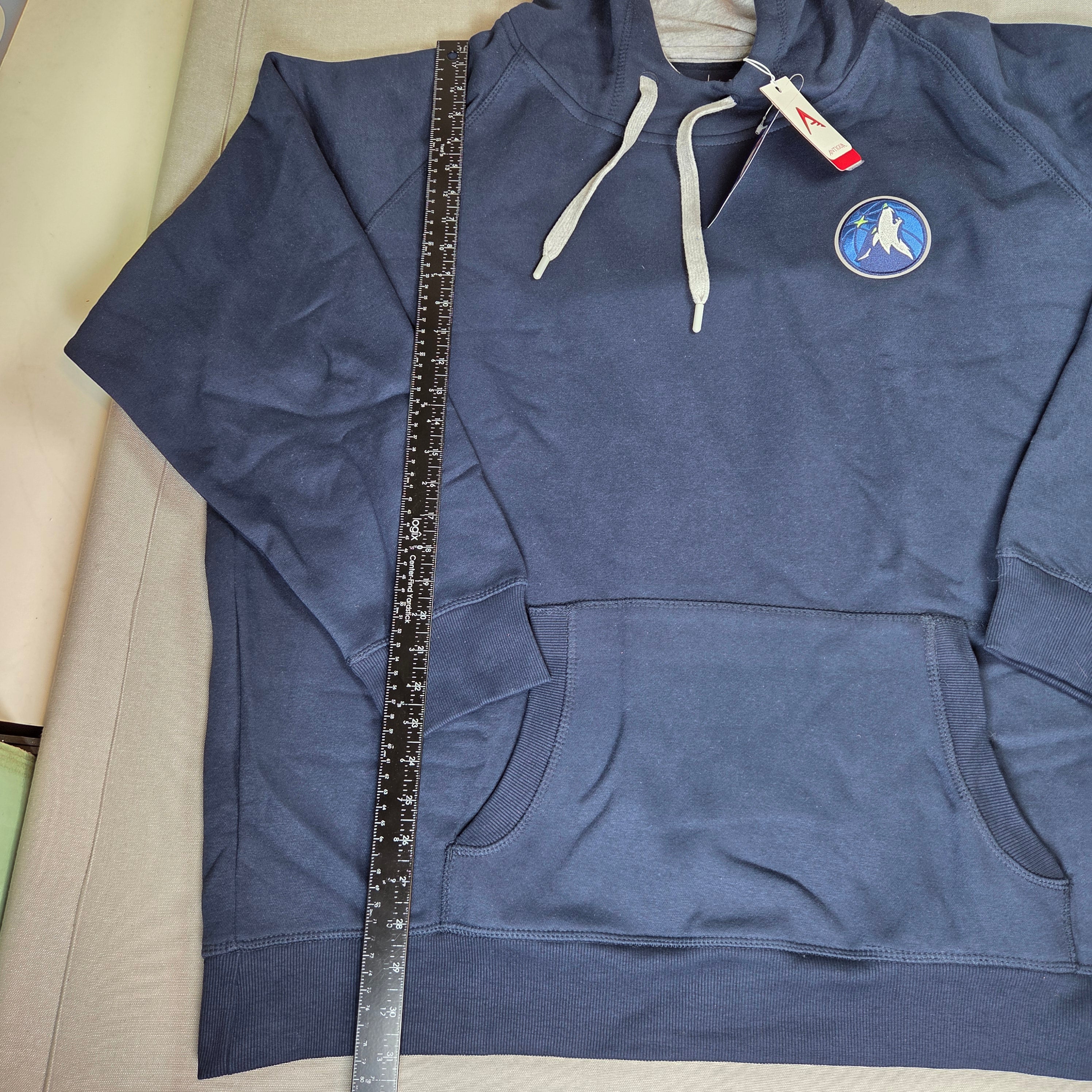 Antigua Minnesota Timberwolves Victory Hoodie Navy Blue 3XL NWT NBA