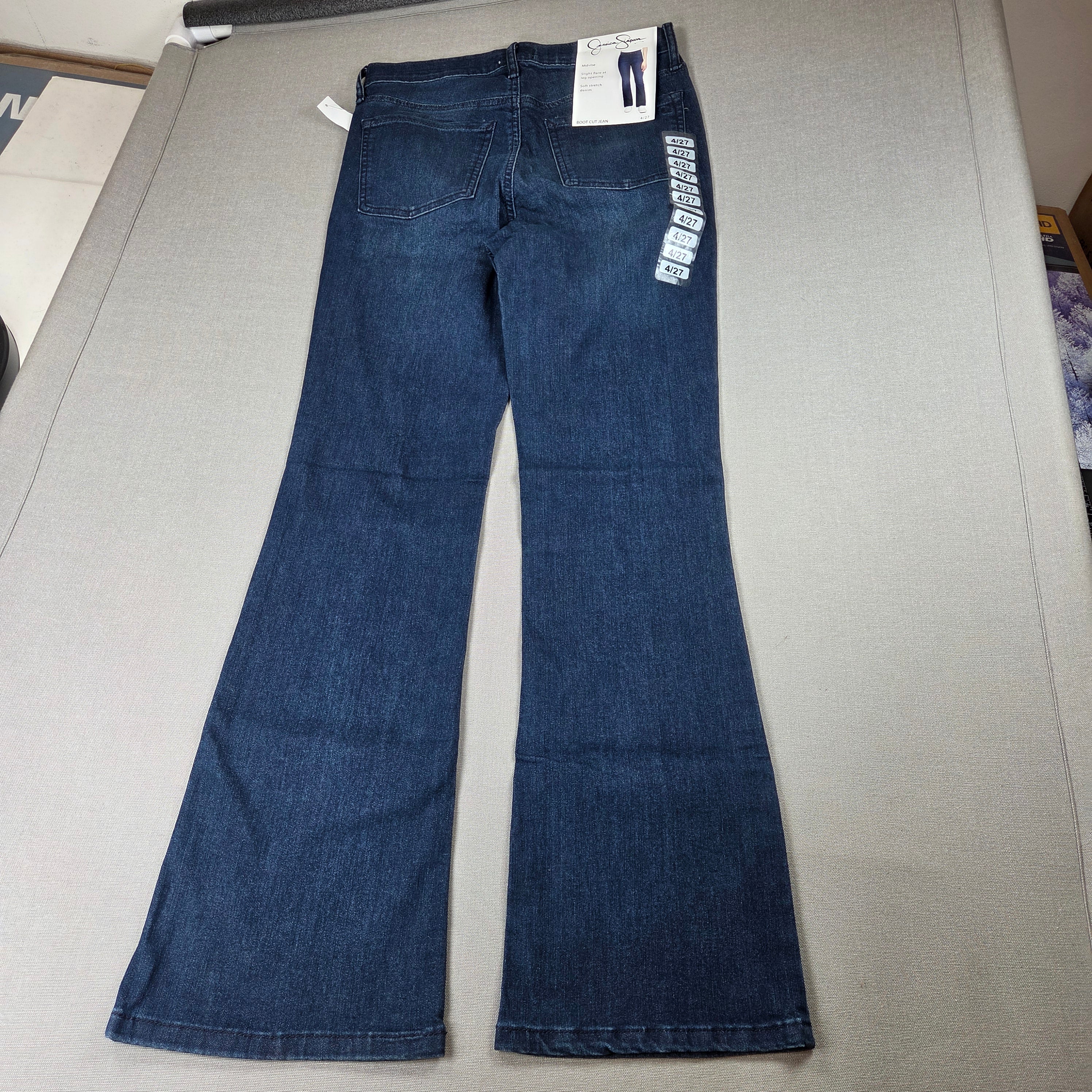 Jessica Simpson Bootcut Jeans Womens Size 4 Mid Rise Slight Flare Stretch