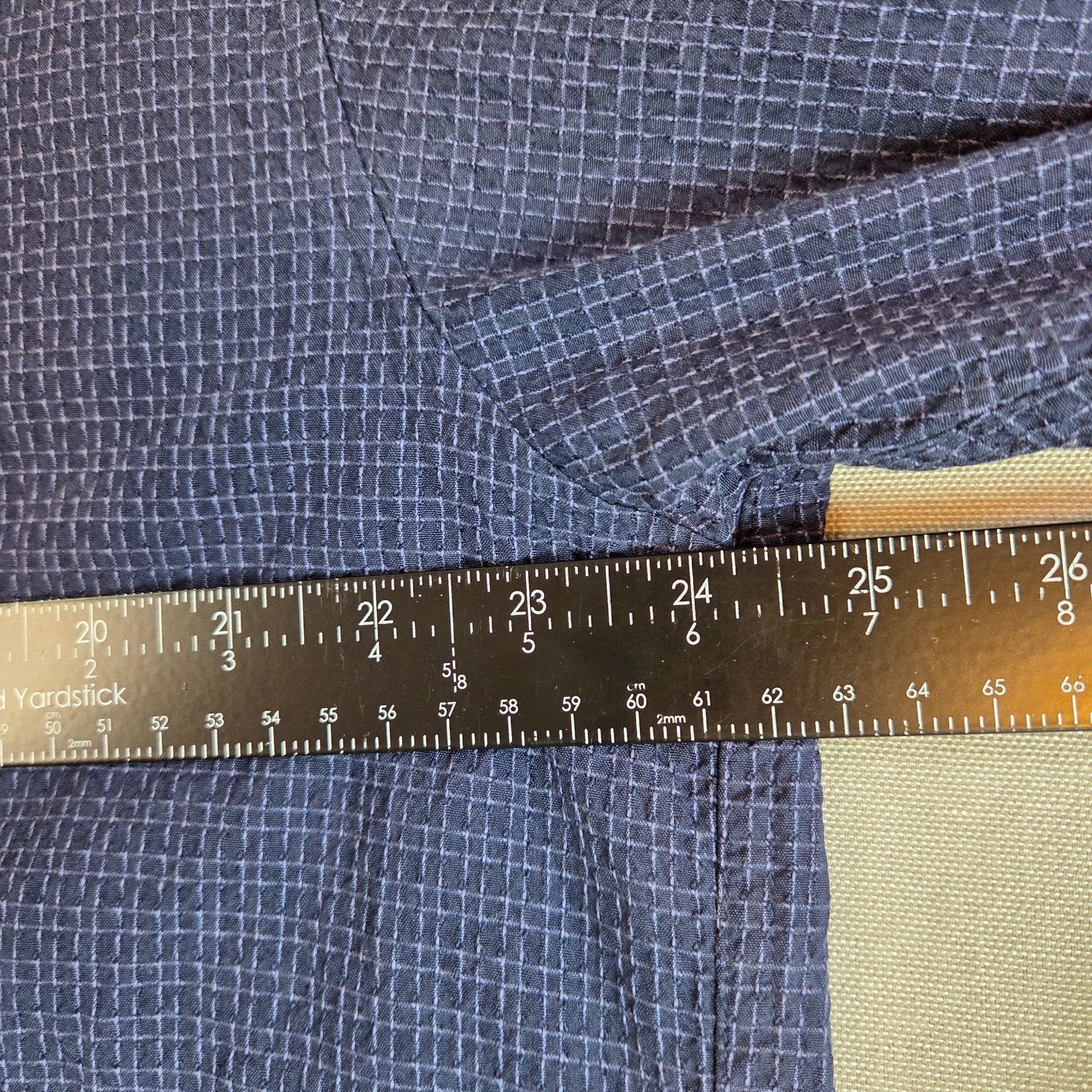 Tommy Bahama Blue Silk Cotton Shirt XL Textured Button Down Long Sleeve