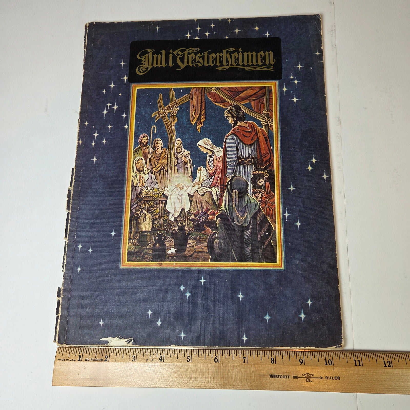 Christmas Annual Jul i Vesterheimen 1951 Norwegian Augsburg Publishing Vintage