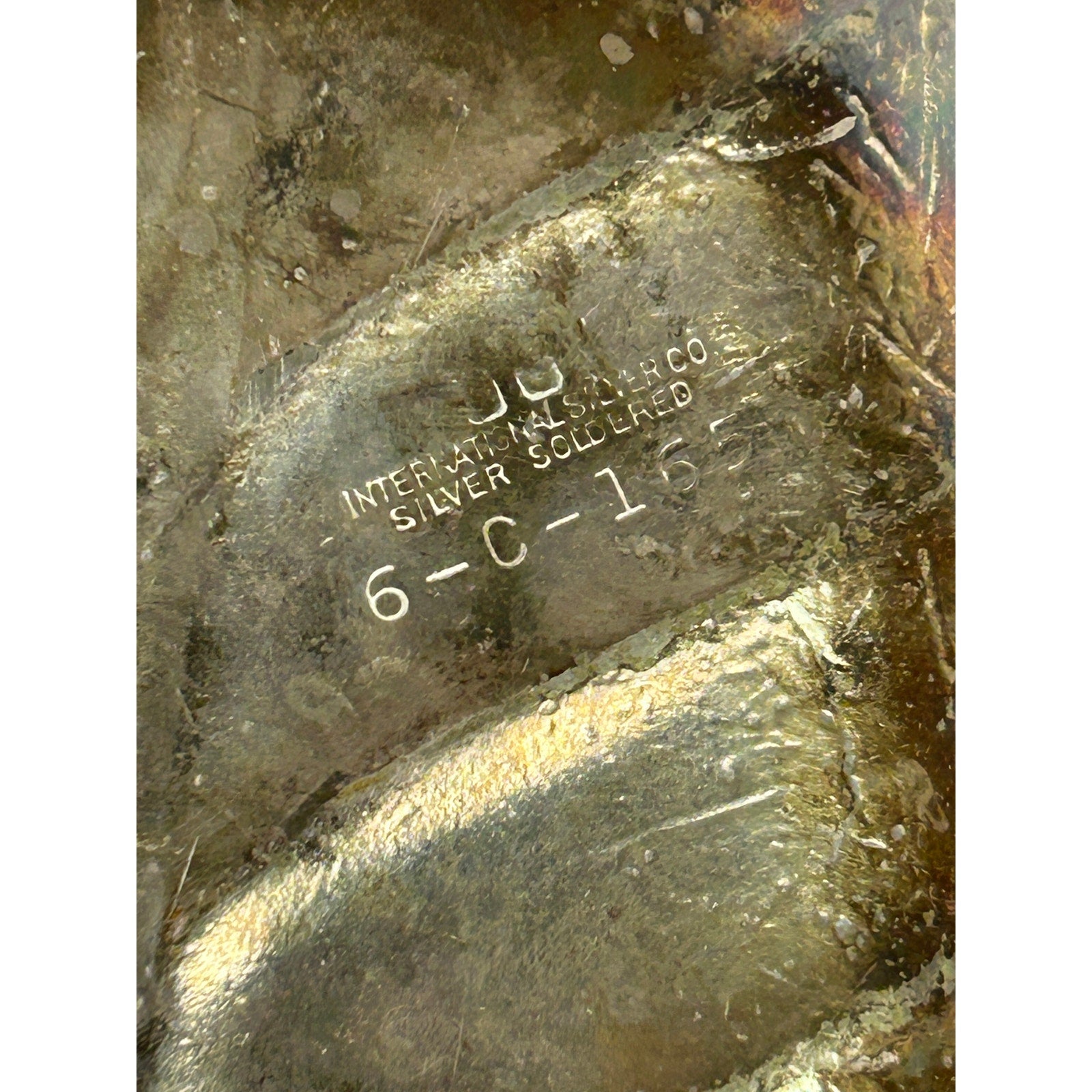 Vintage Hilton Hotel Silverplate Leaf Tray International Silver Co