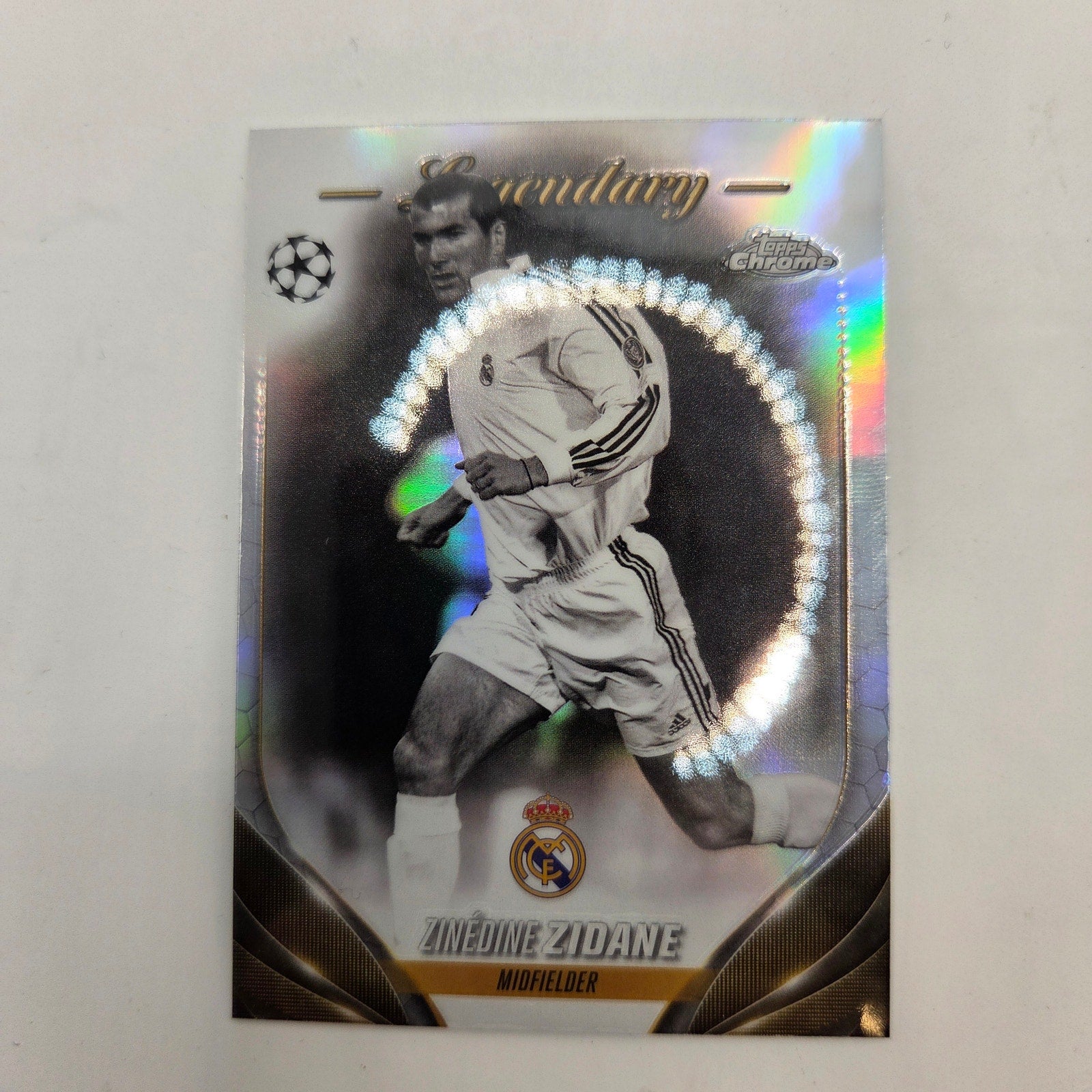 2023-24 Topps Chrome UEFA Zinedine Zidane SP VAR #112 Real Madrid C.F.