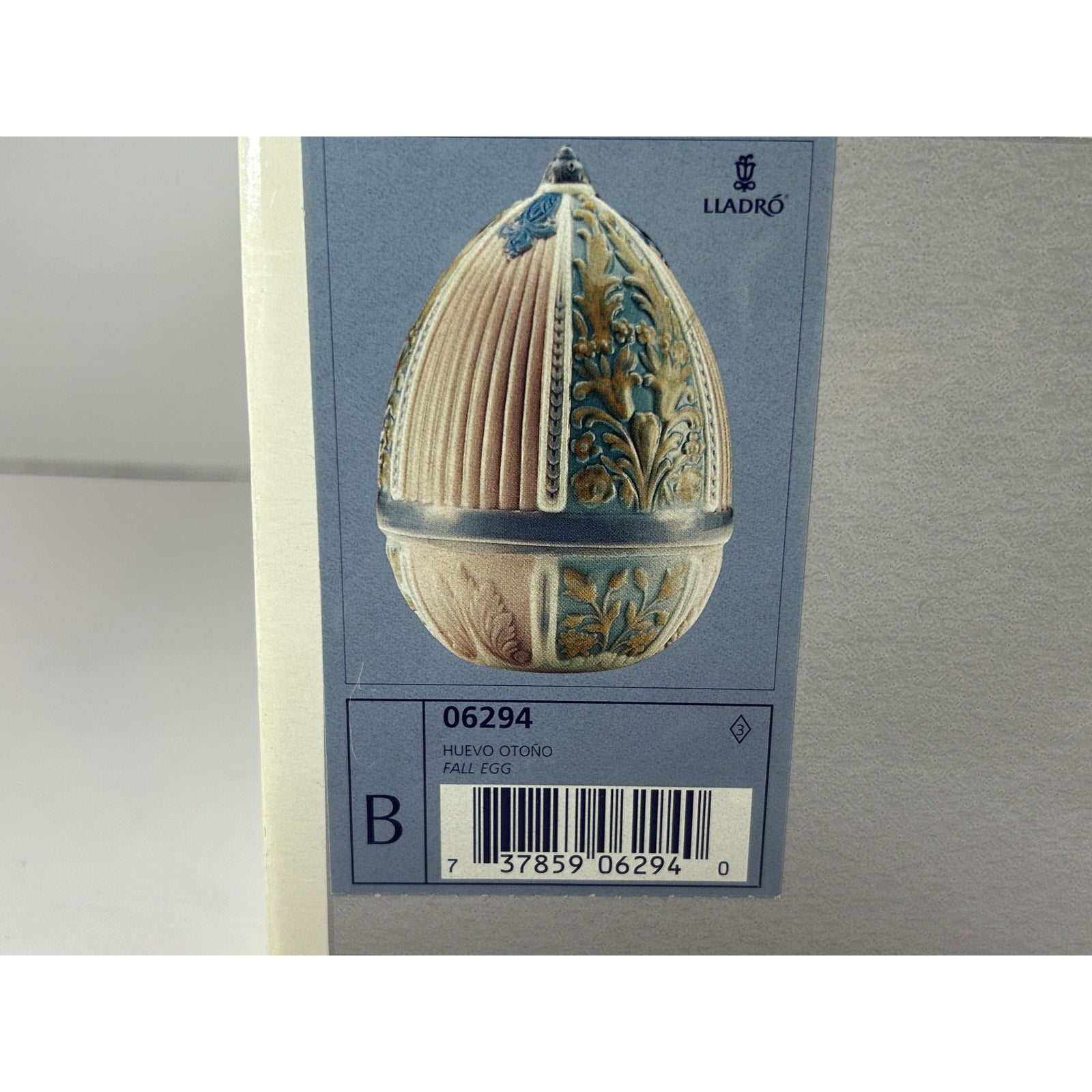 Lladró 06294 Fall Egg Porcelain Four Seasons Surprise Retired 2001 w/ Box