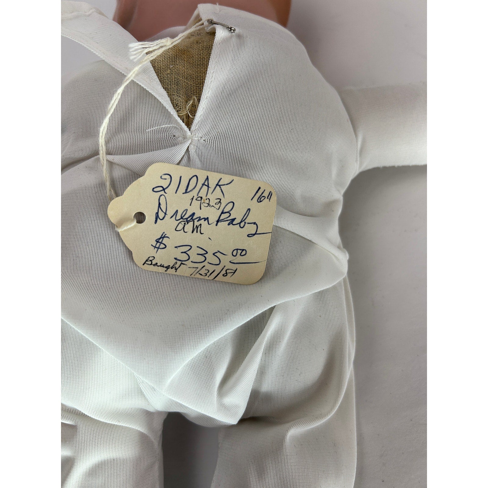 Antique Armand Marseille 16 inch Dream Baby Bisque Doll Cloth Body 1923