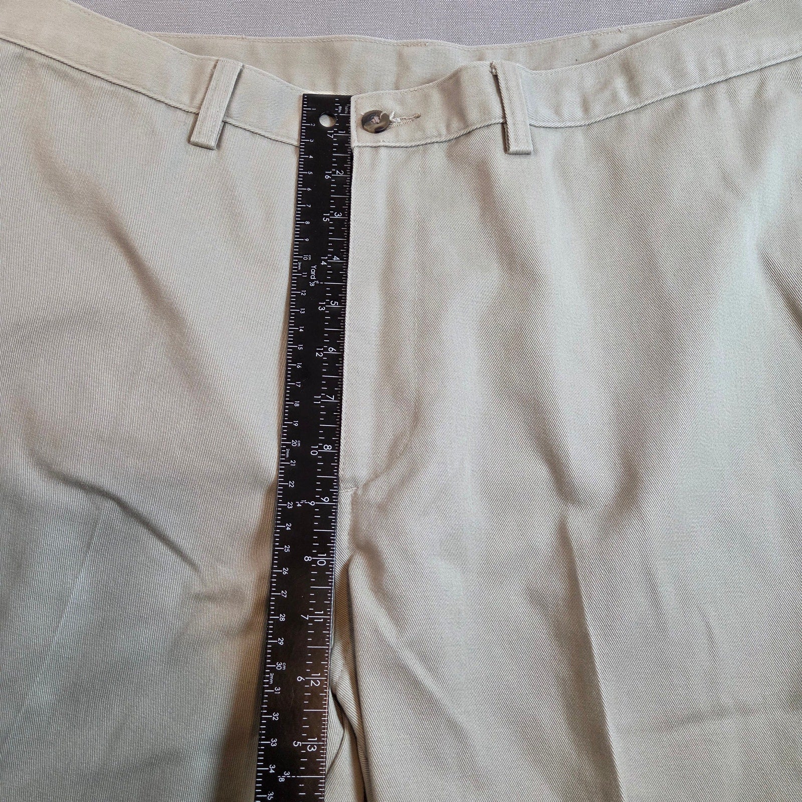 Haggar Generations Pleated Khaki Pants Men’s 38x28 100% Cotton Mexico