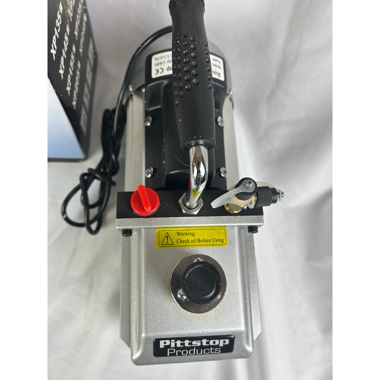 Pitstop XP215 Vacuum Pump Rotary Vane HVAC 110V w Box Oil Manual
