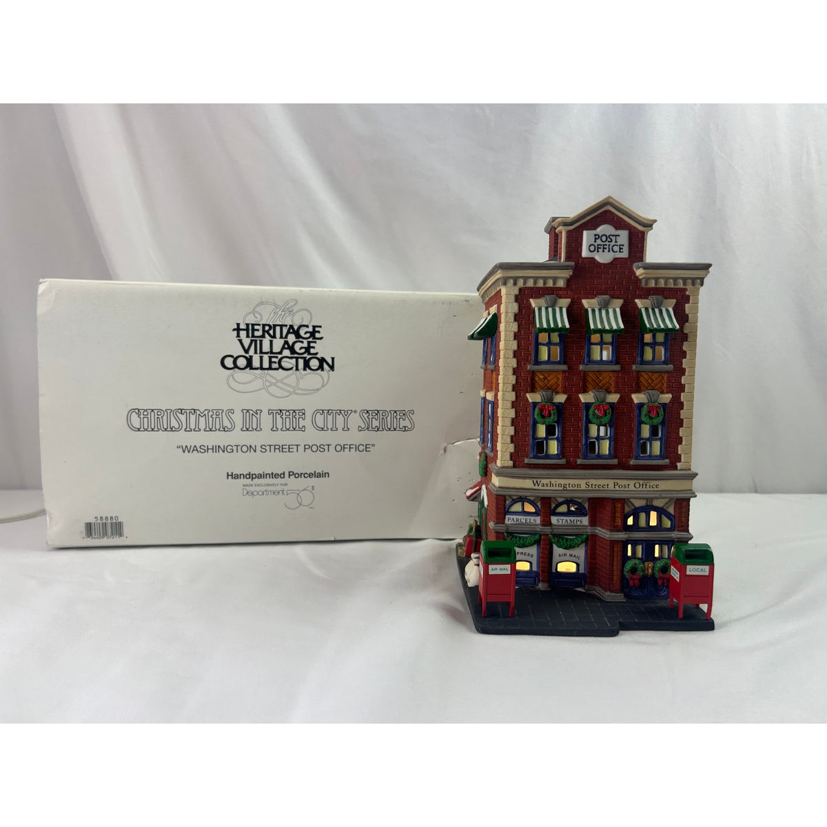Department 56 Washington Street Post Office 58880 Christmas In The City 1996