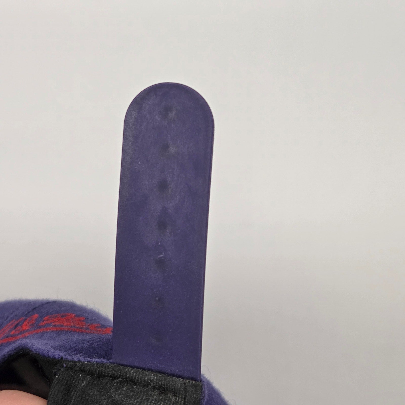 Toronto Raptors Mitchell & Ness Snapback Hat Purple Red Script Dinosaur Logo NBA