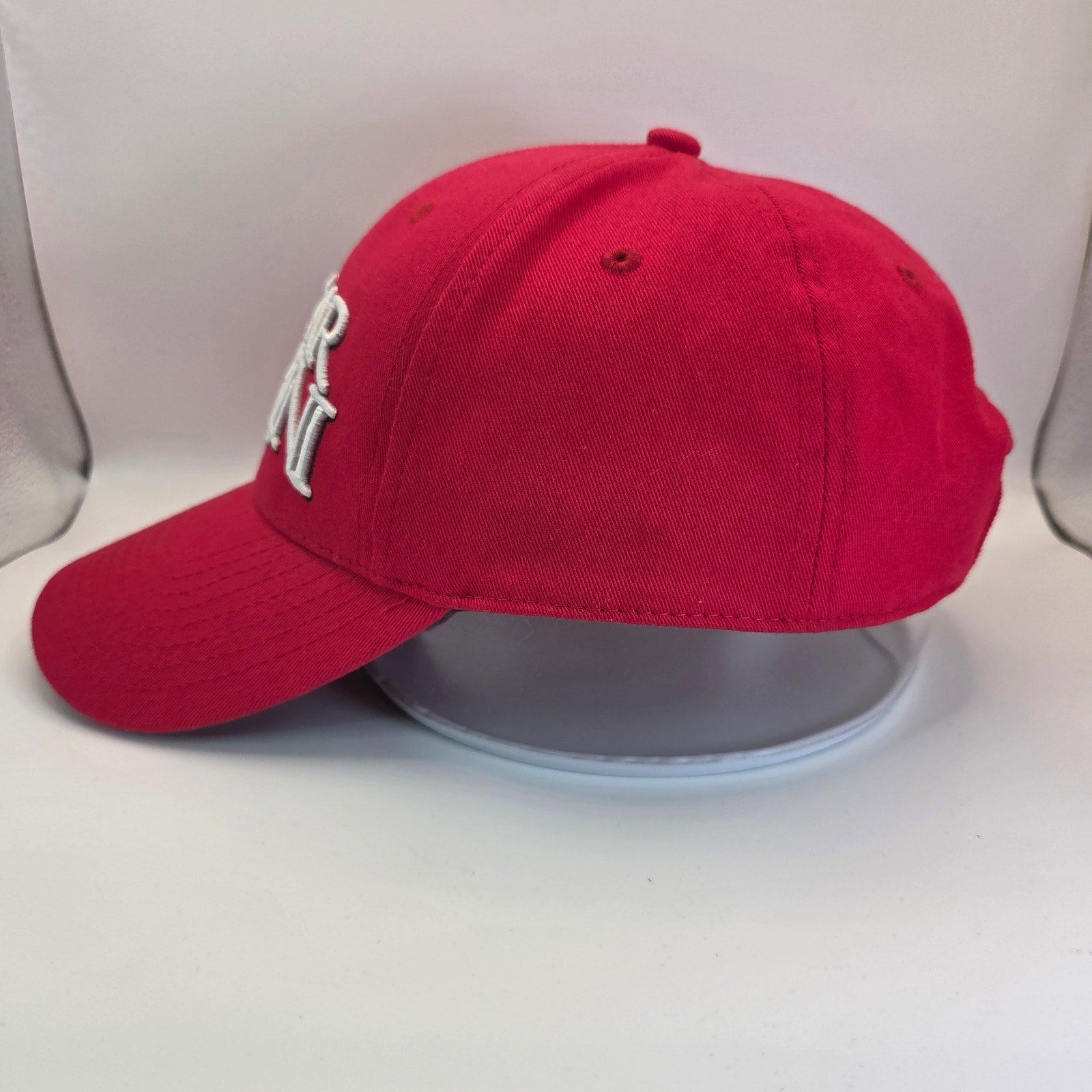 Caesar Guerini Red Baseball Hat Veni Vidi Vici Adjustable Cap Cotton