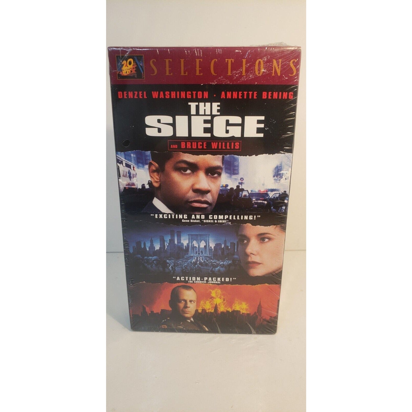 The Siege (VHS, 2001, Fox Selections) New Sealed Denzel Washington
