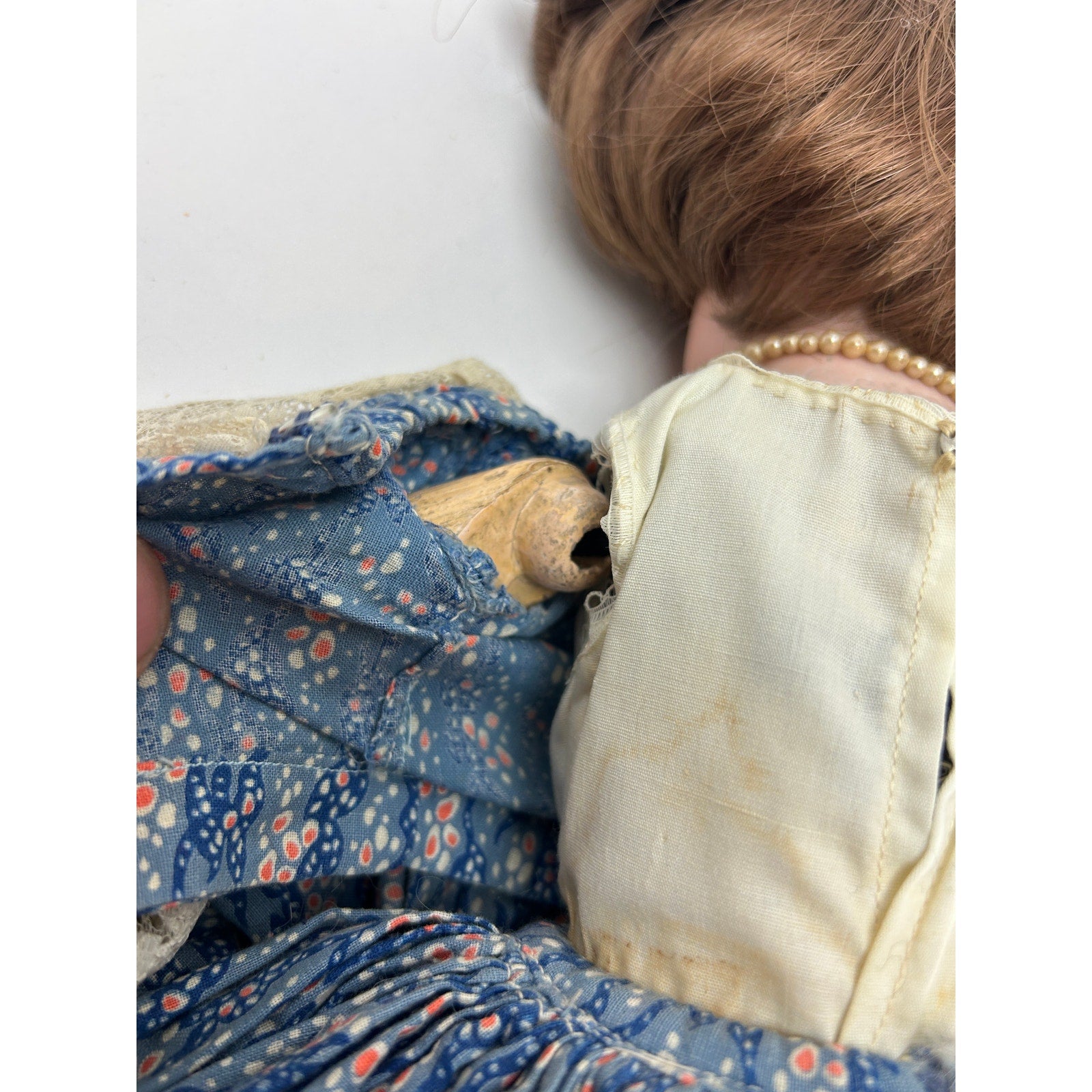 Antique Armand Marseille 370 Bisque Head Doll 23" Sleep Eyes Germany Composition