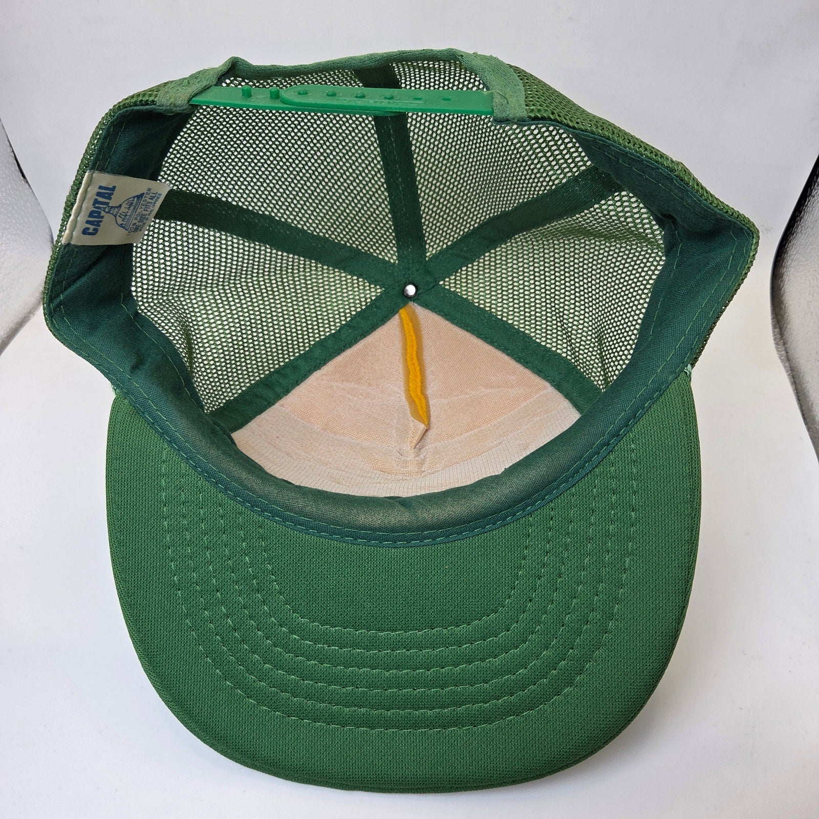 John Deere Farmfest 1986 Vintage Trucker Hat Capital Snapback OSFA Cap