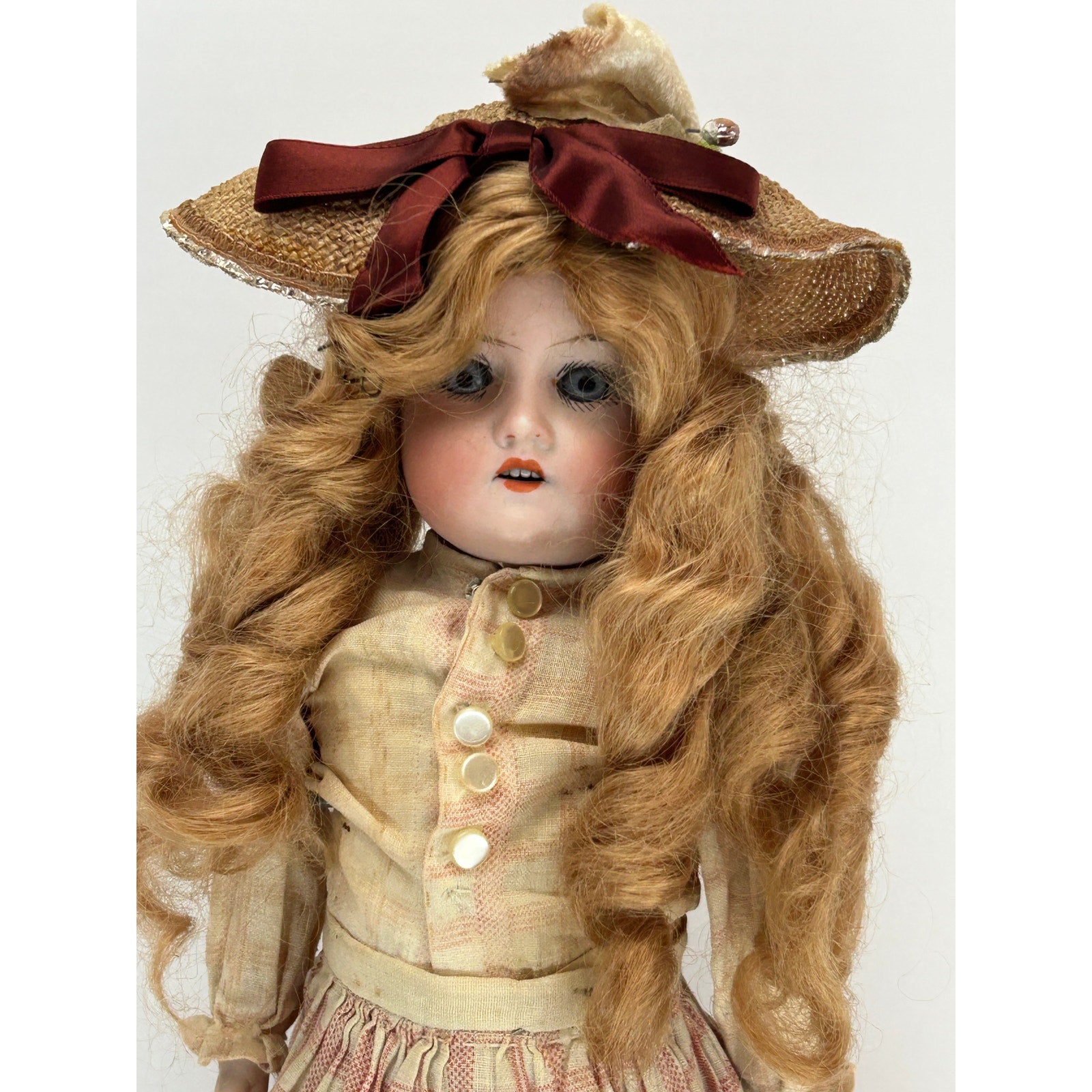 Antique Armand Marseille 370 19 inch Bisque Doll with Original Clothes 1880s