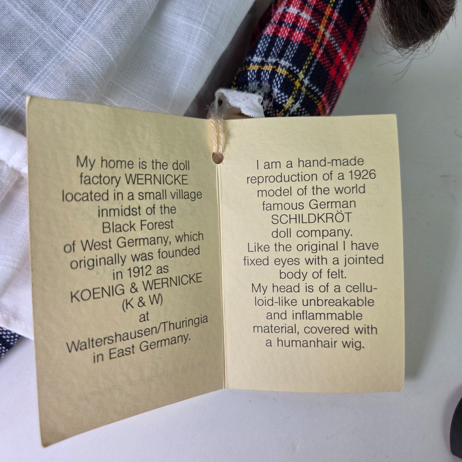 Wernicke Doll Kathy 16” #107/1000 Limited Edition w/Box & COA Germany