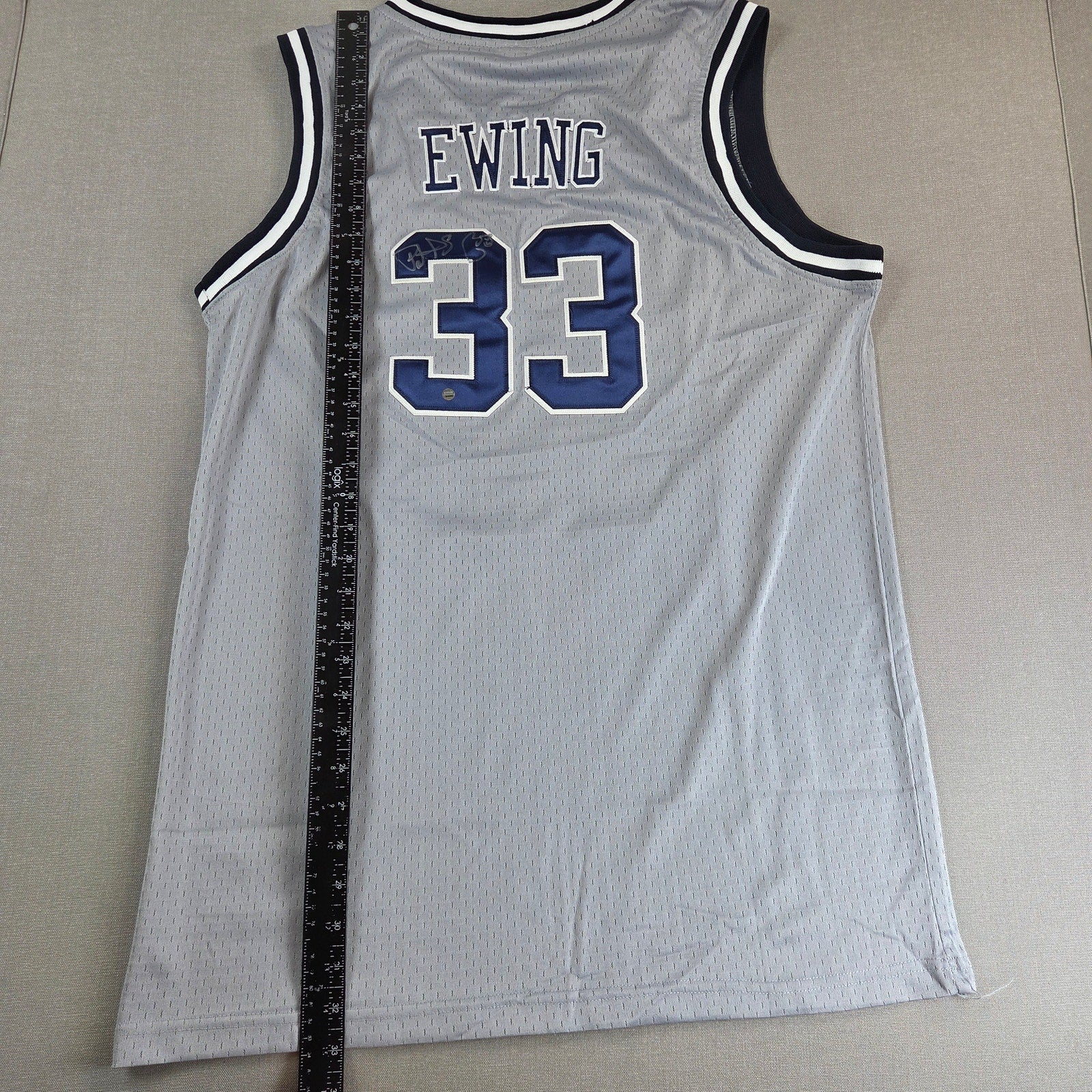 Patrick Ewing Signed Nike Georgetown Hoyas #33 Jersey XL Steiner COA 2012