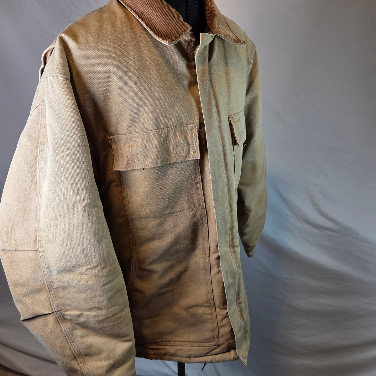 Vintage Carhartt C03 BRN Arctic Traditional Coat USA 42R Duck Work Jacket