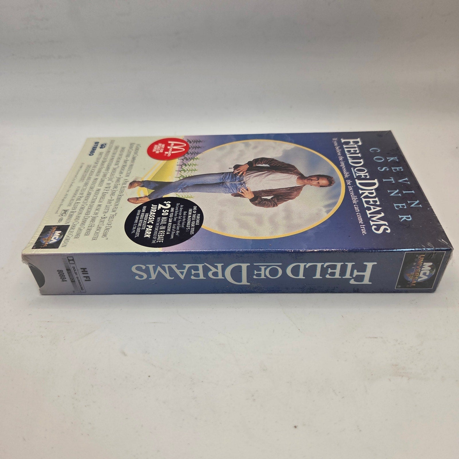 Field of Dreams VHS Sealed McDonalds Promo Edition Kevin Costner 1989 MCA
