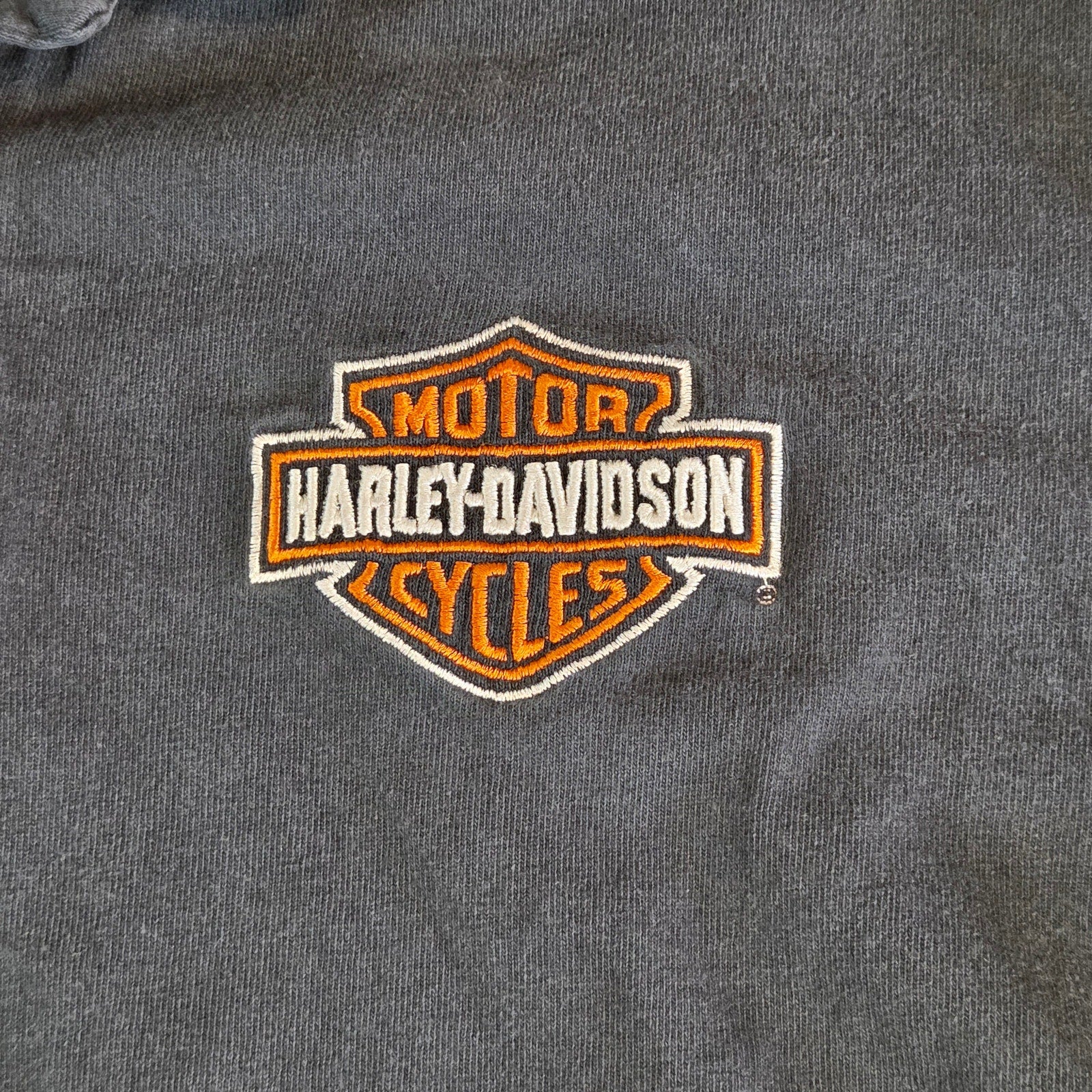 Harley Davidson 2XL Polo Shirt Doc’s Dealership Shawano WI Vintage Panhead