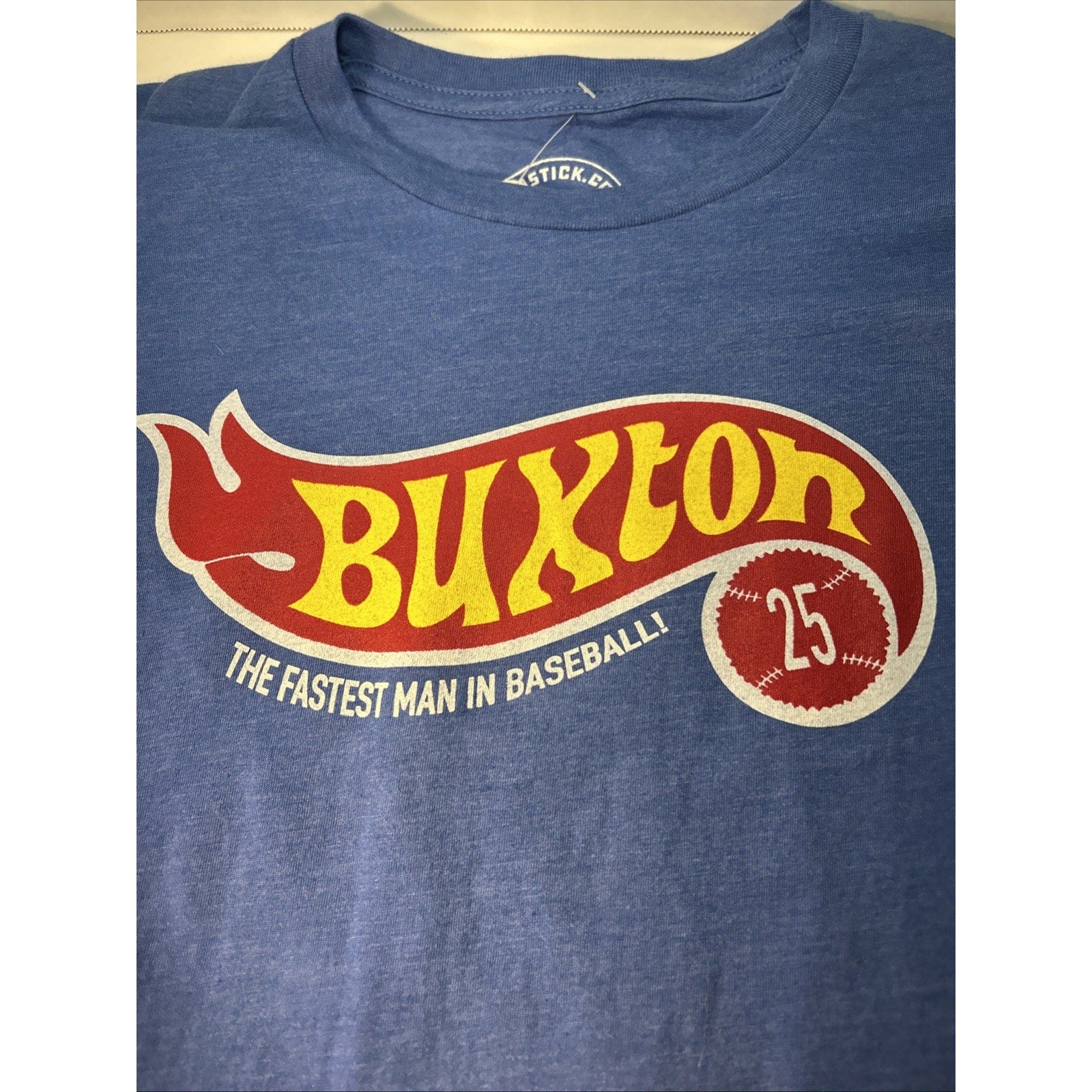 Byron Buxton Minnesota Twins SotaStick T Shirt M Baseball Fastest Man in MLB!