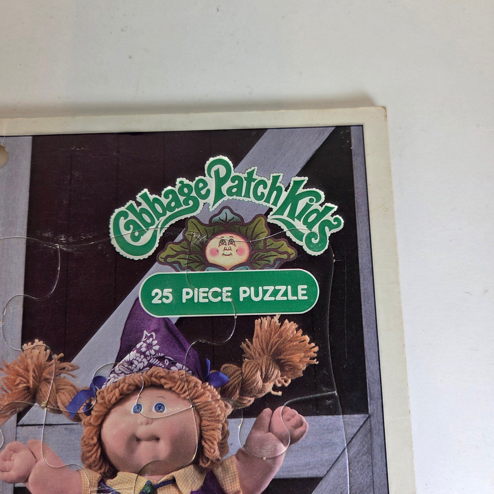 Vintage 1984 Cabbage Patch Kids Tray Puzzle 25 Pieces MB Original Appalachian
