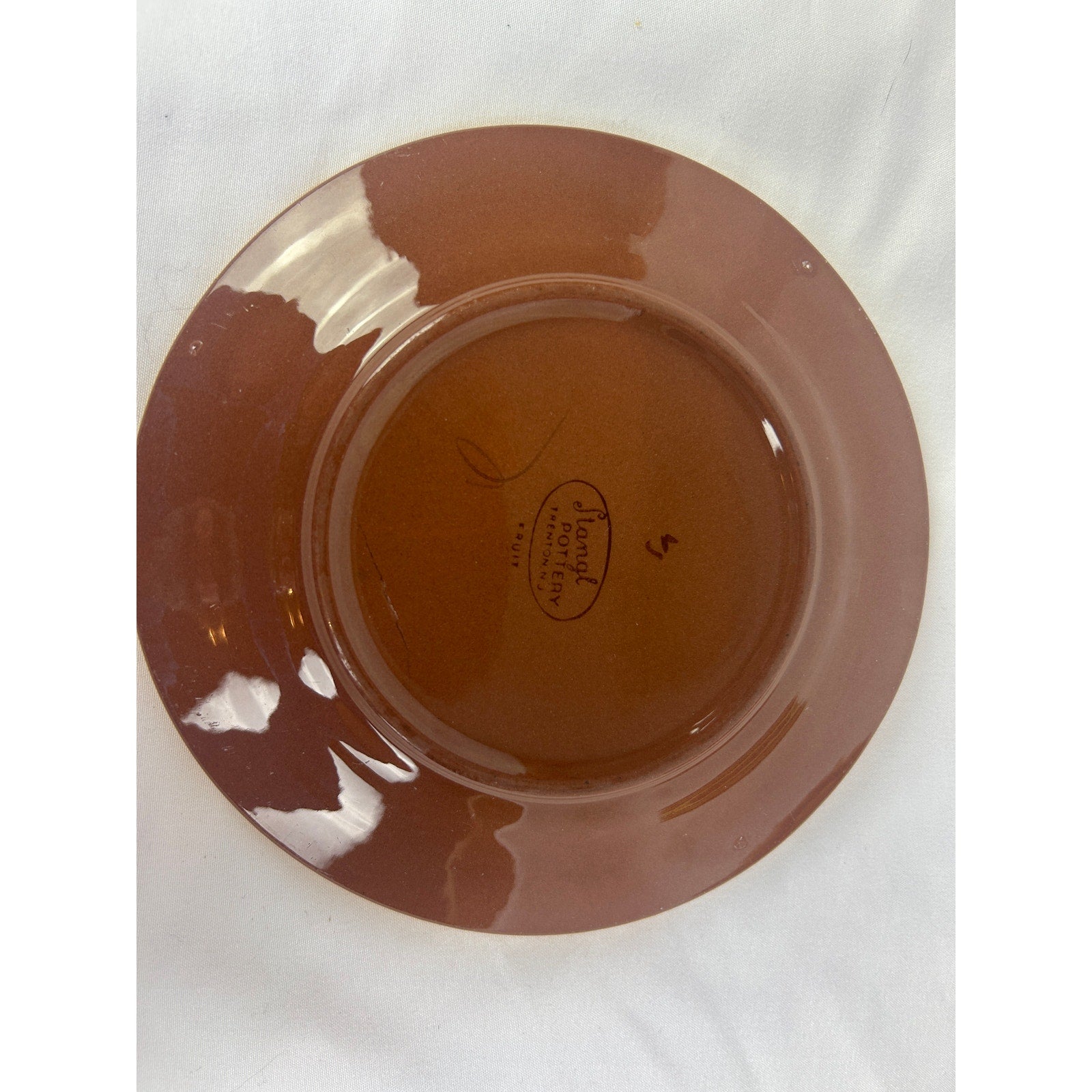 Stangl Pottery Fruit Salad Plates Set of 5 Vintage Trenton NJ