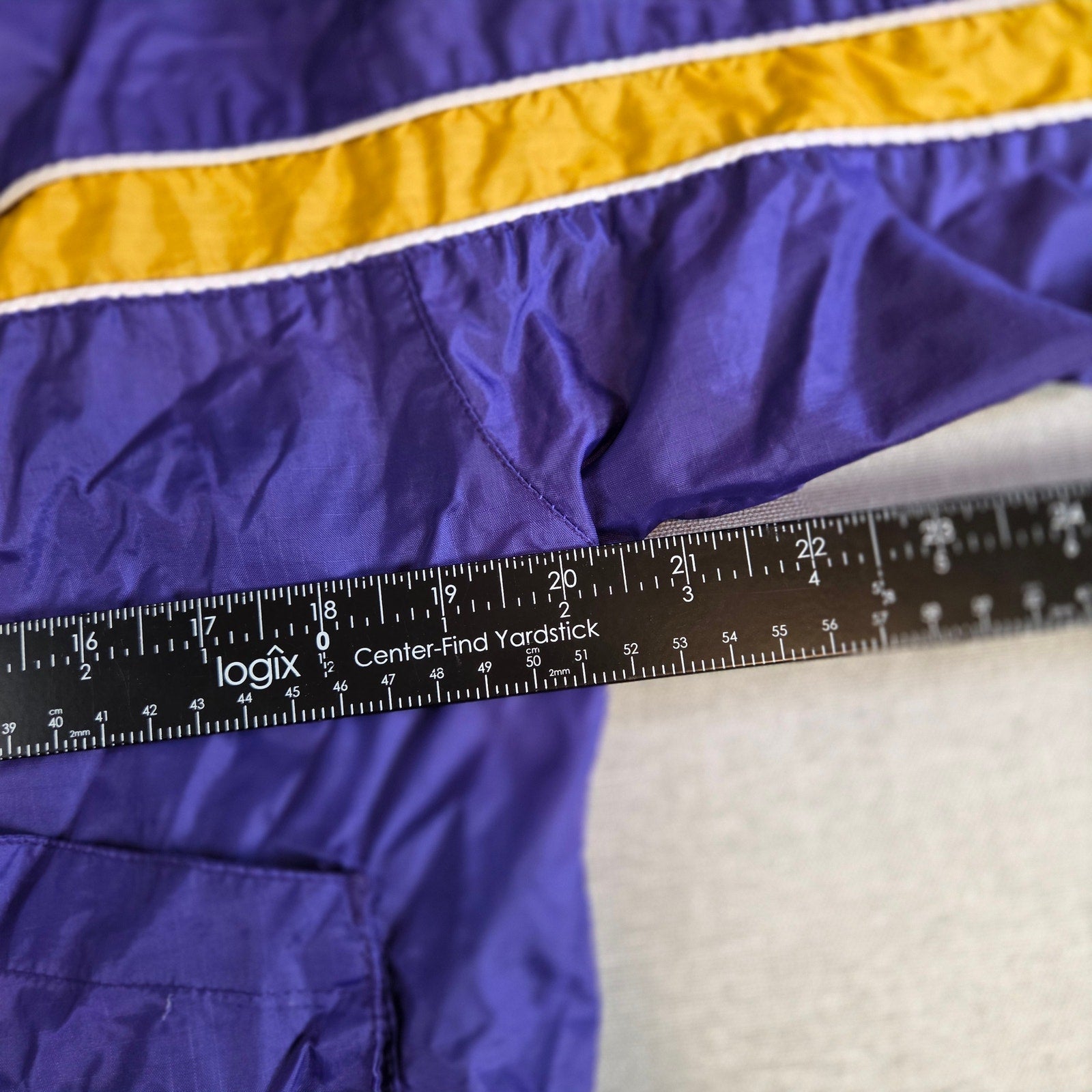 Vintage Minnesota Vikings Mighty Mac NFL Youth XL Hooded Windbreaker Jacket