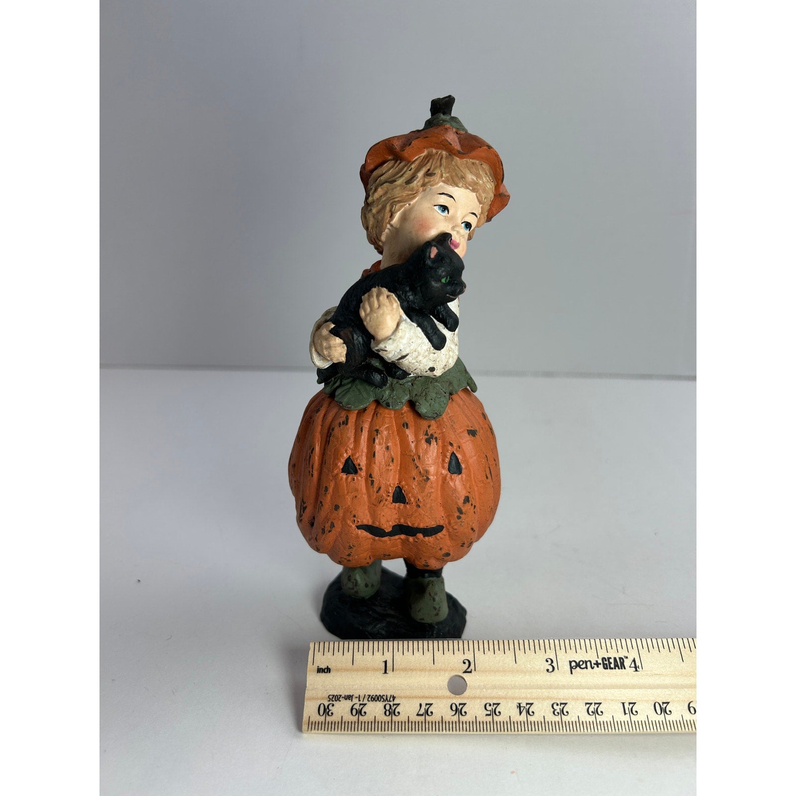 Bethany Lowe “Paige in Pumpkin” Candy Container Figurine Halloween