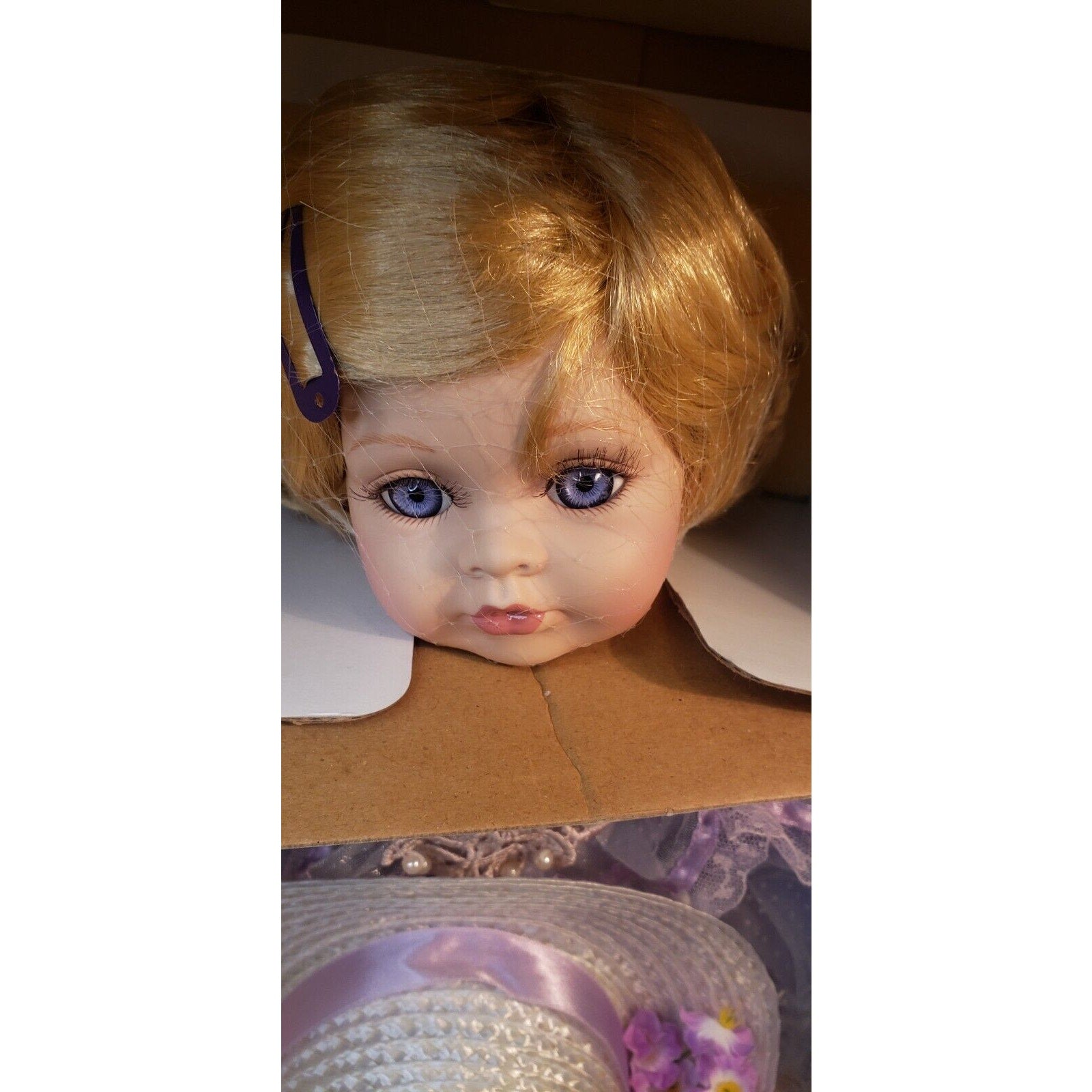 Tuss Little Companion Porcelain Doll Leah Limited Ed. 1670/4000 COA 21"